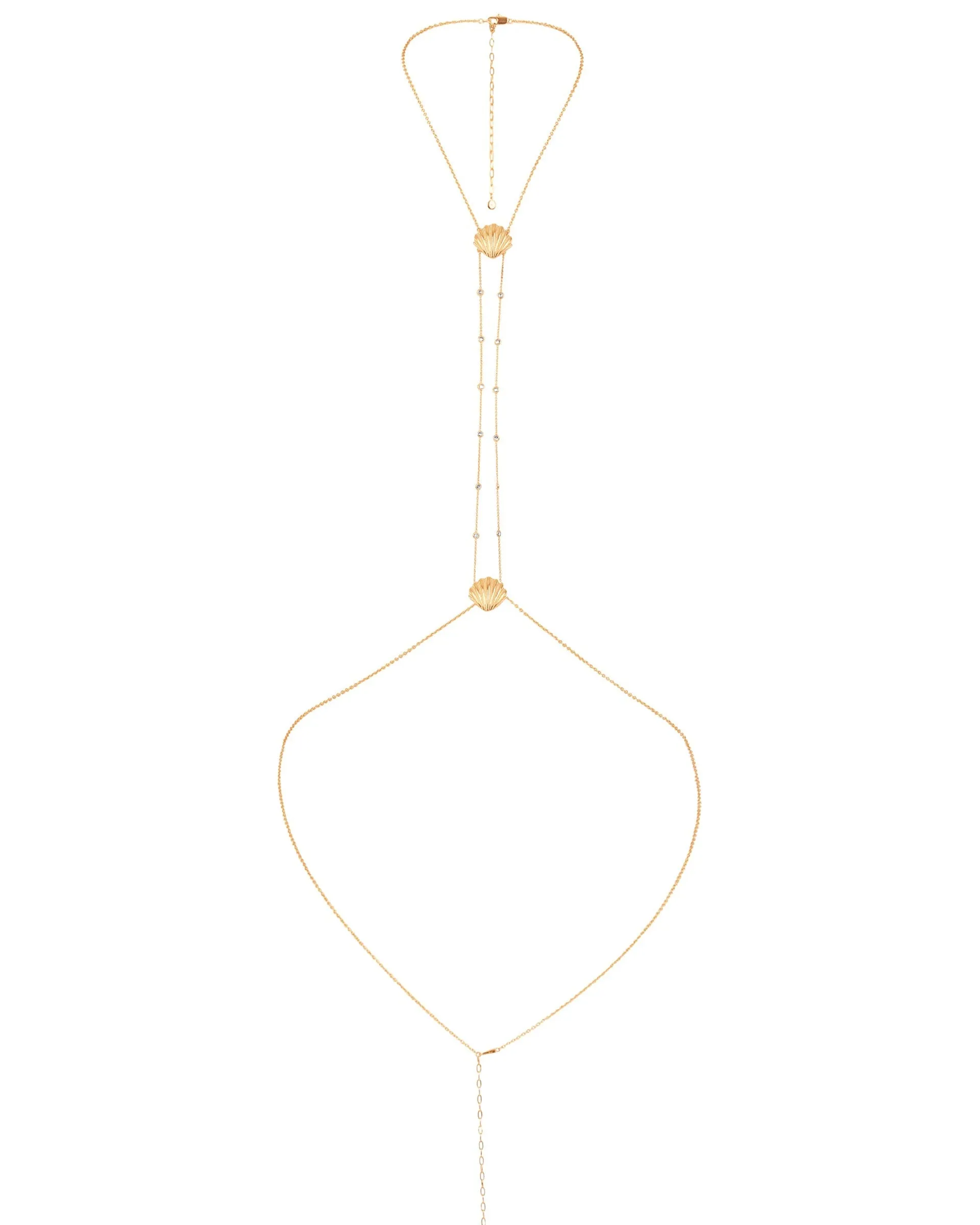 Scallop Shell Body Chain sold by Boston Proper