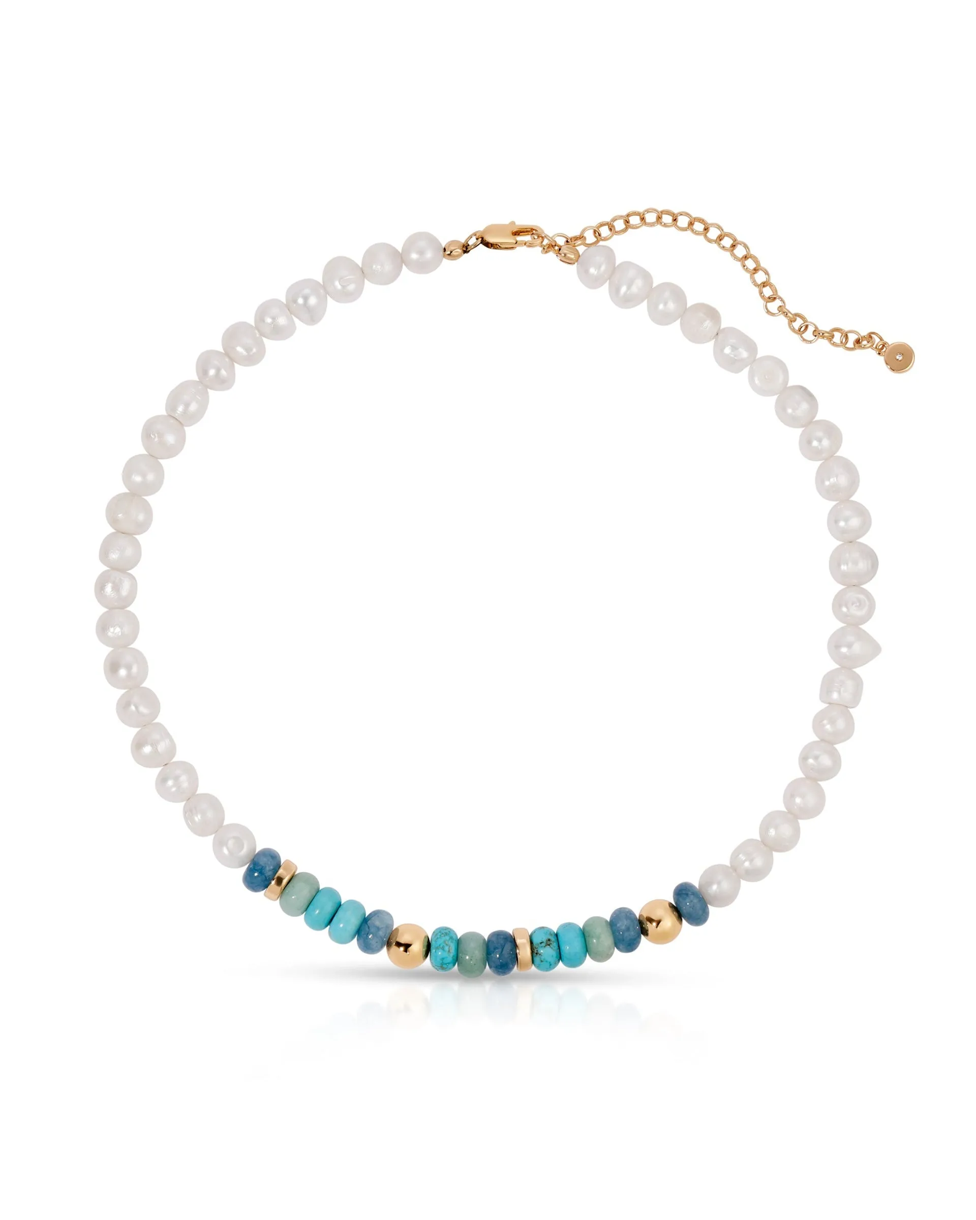 Beach Day Pearl and Gemstone Necklace sold by Boston Proper
