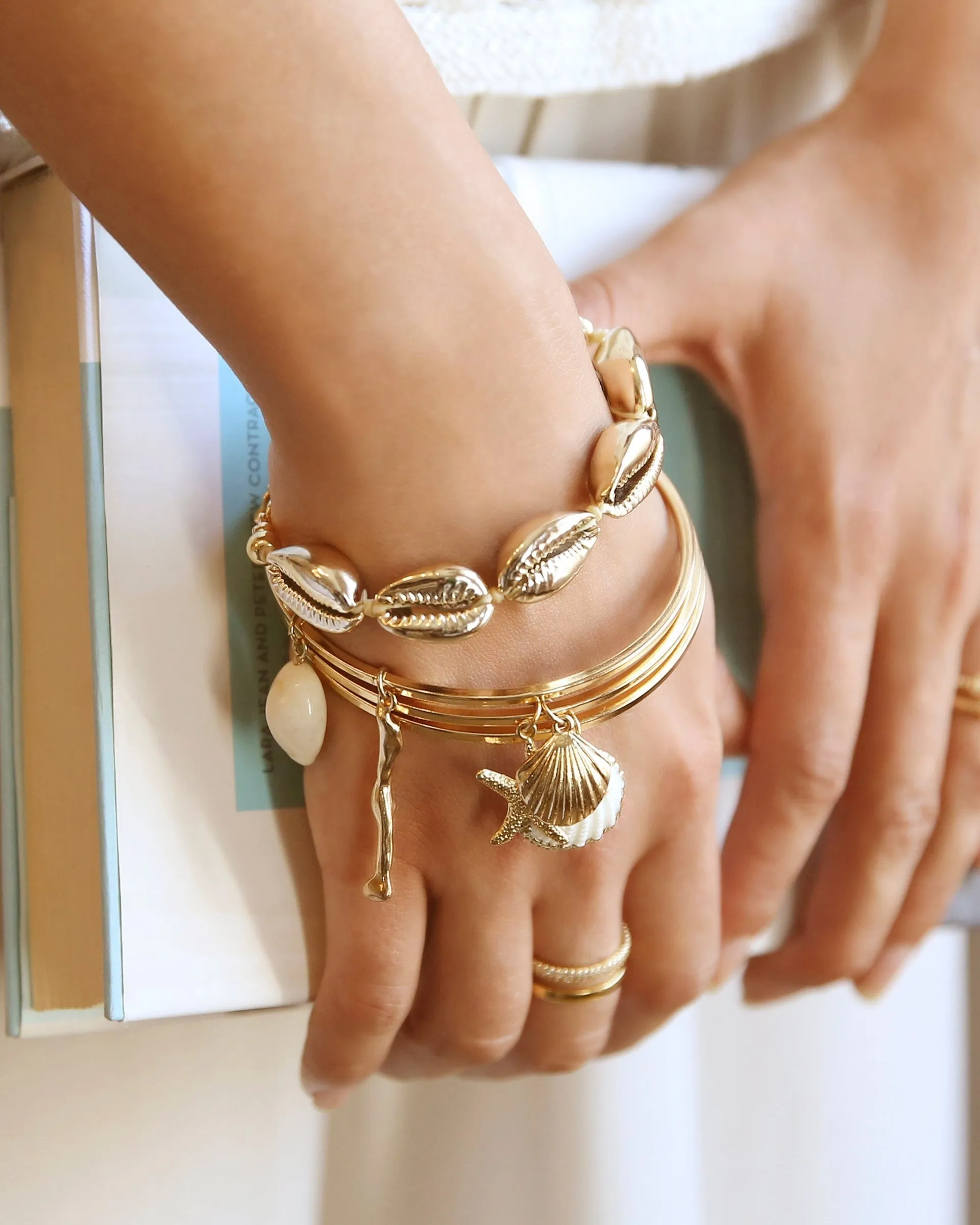 Seven Seas Shell Bracelet sold by Boston Proper product image thumbnail 2