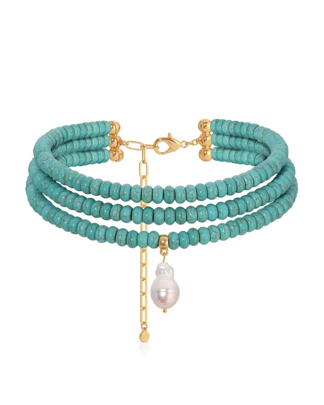 Marina Layers Turquoise Necklace sold by Boston Proper