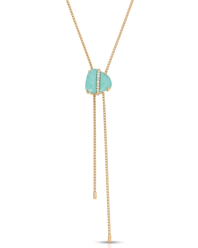 Turquoise Solstice Bolo Necklace sold by Boston Proper