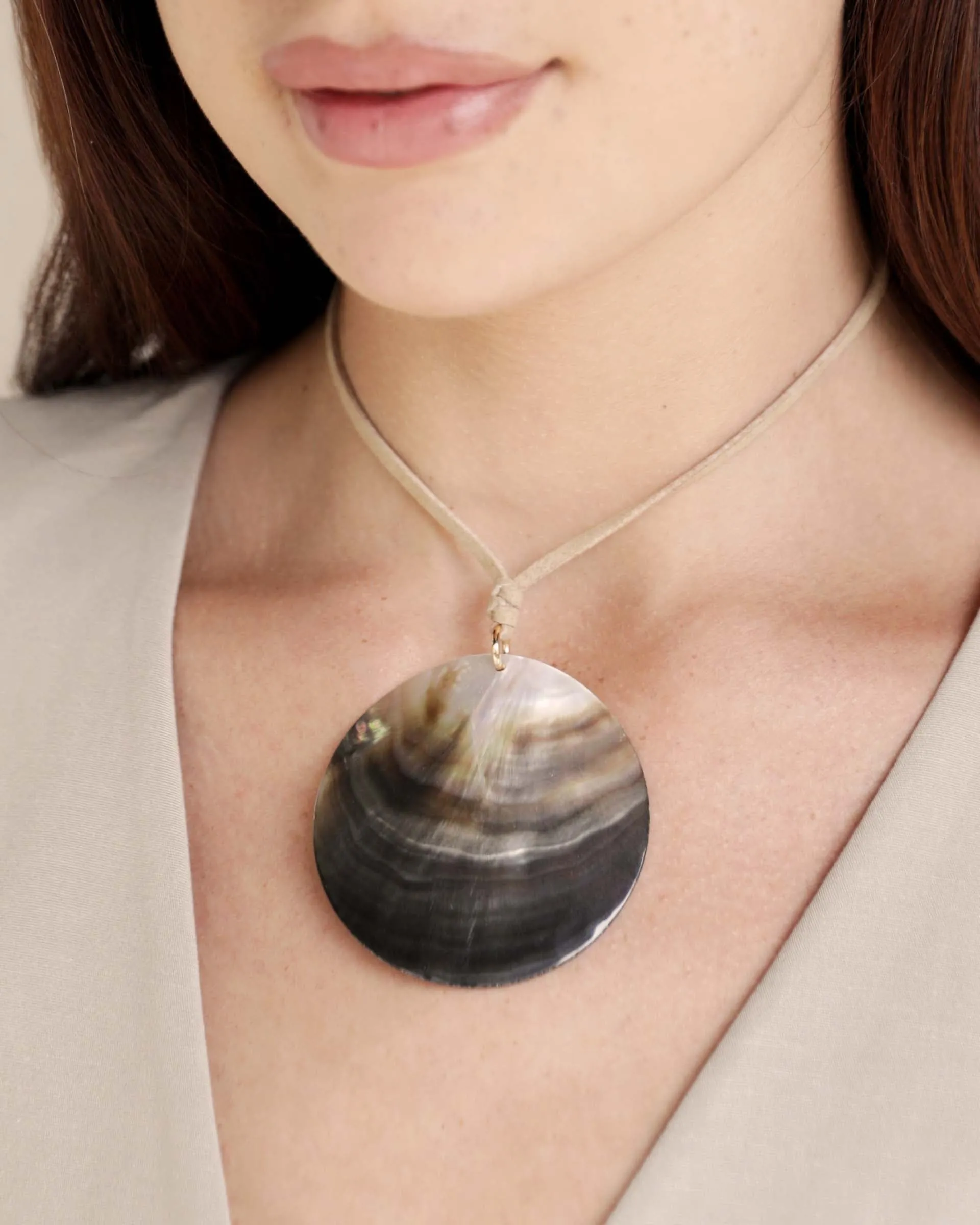 Opalescent Shell Necklace Set sold by Boston Proper product image thumbnail 2