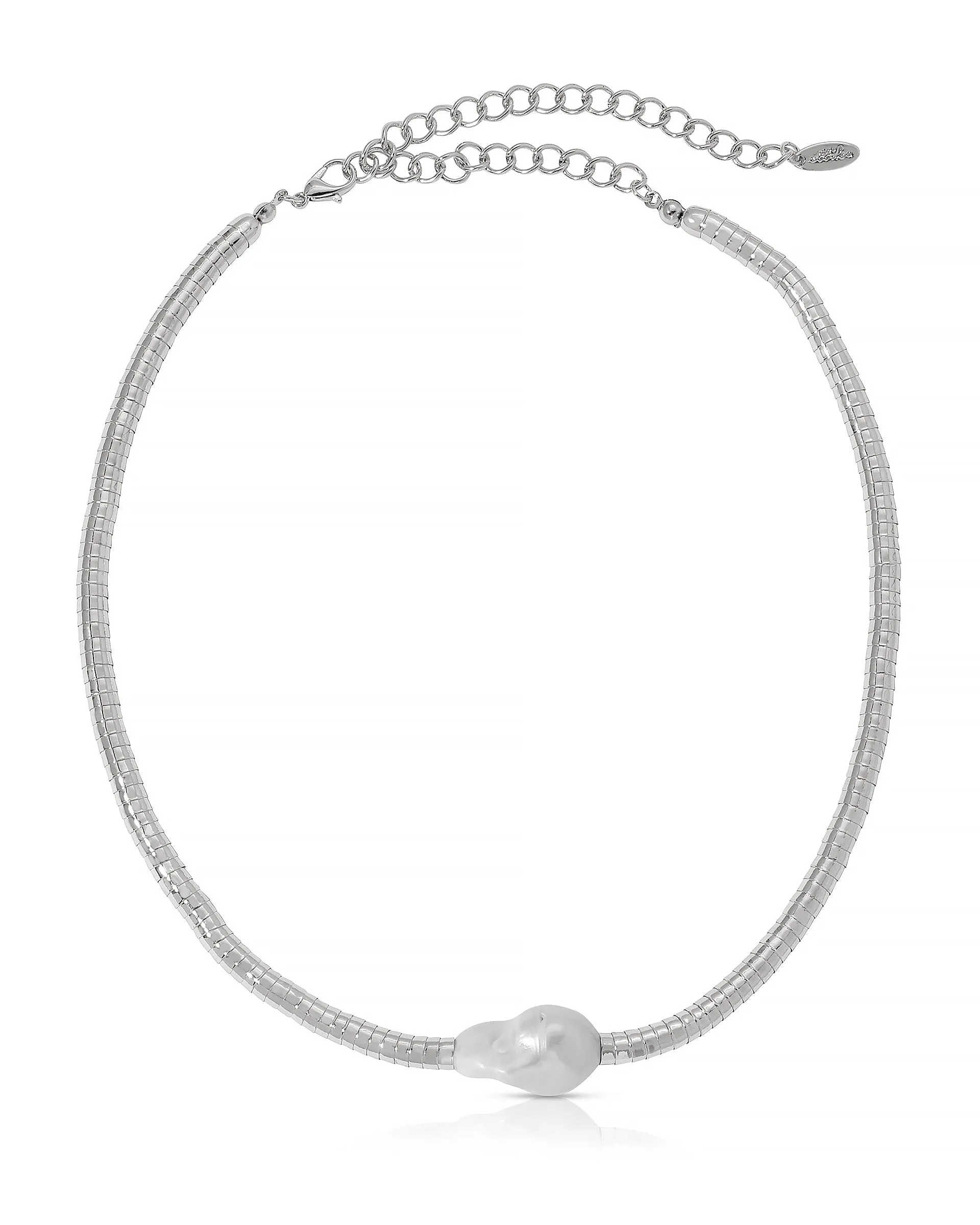 Liquid Gold and Pearl Choker sold by Boston Proper product image thumbnail 5