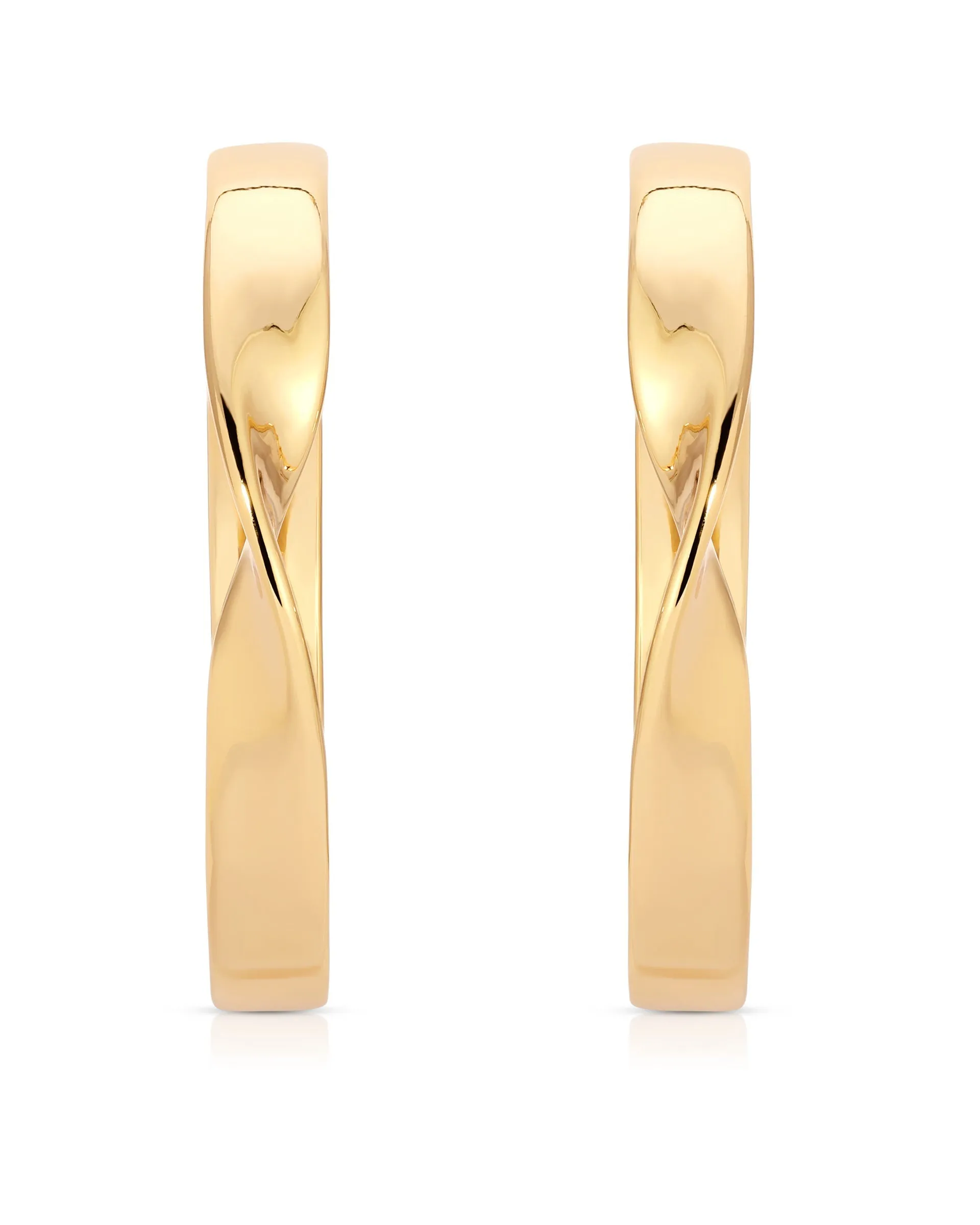 Heirloom Twist Large Hoops sold by Boston Proper product image thumbnail 3