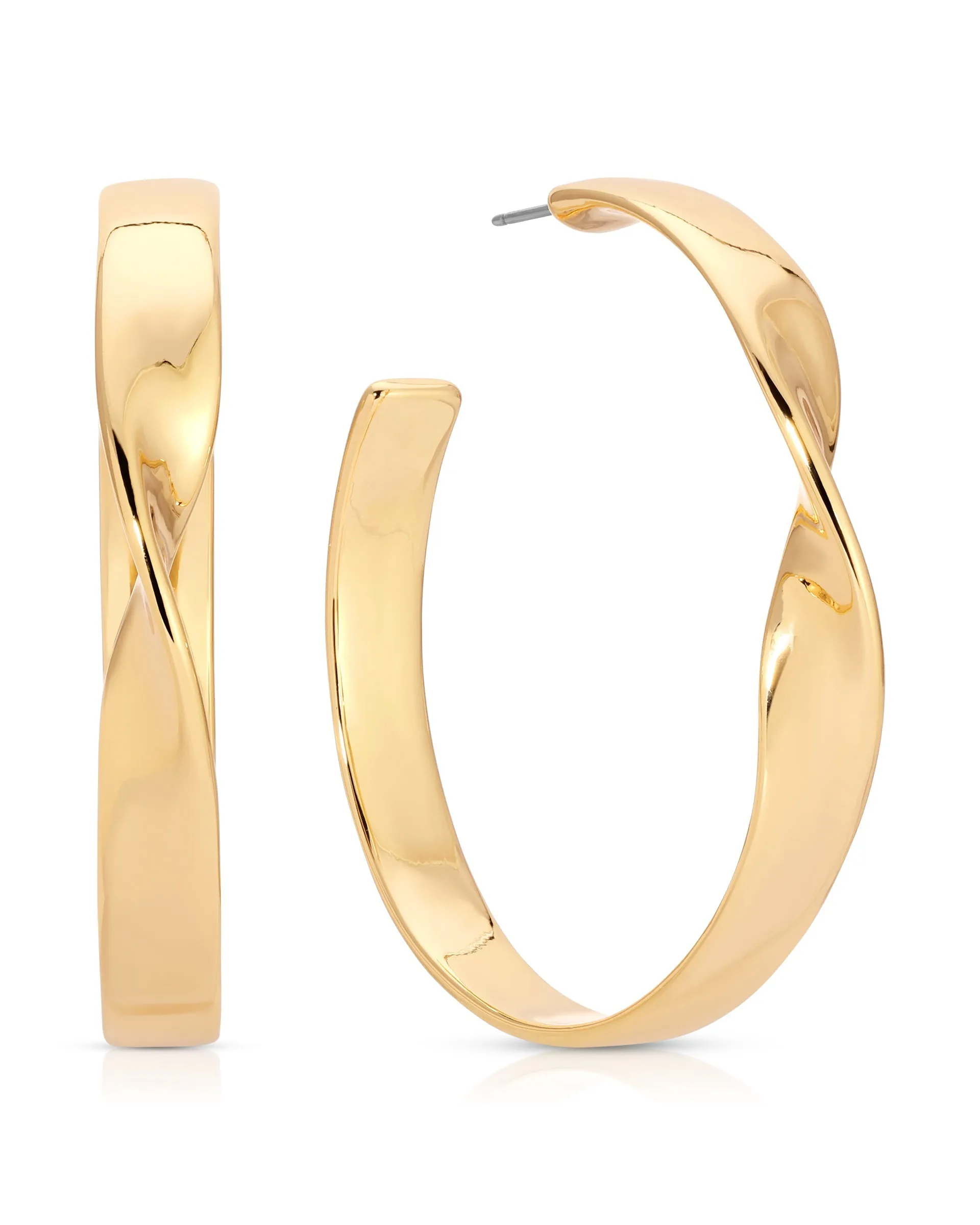 Heirloom Twist Large Hoops sold by Boston Proper