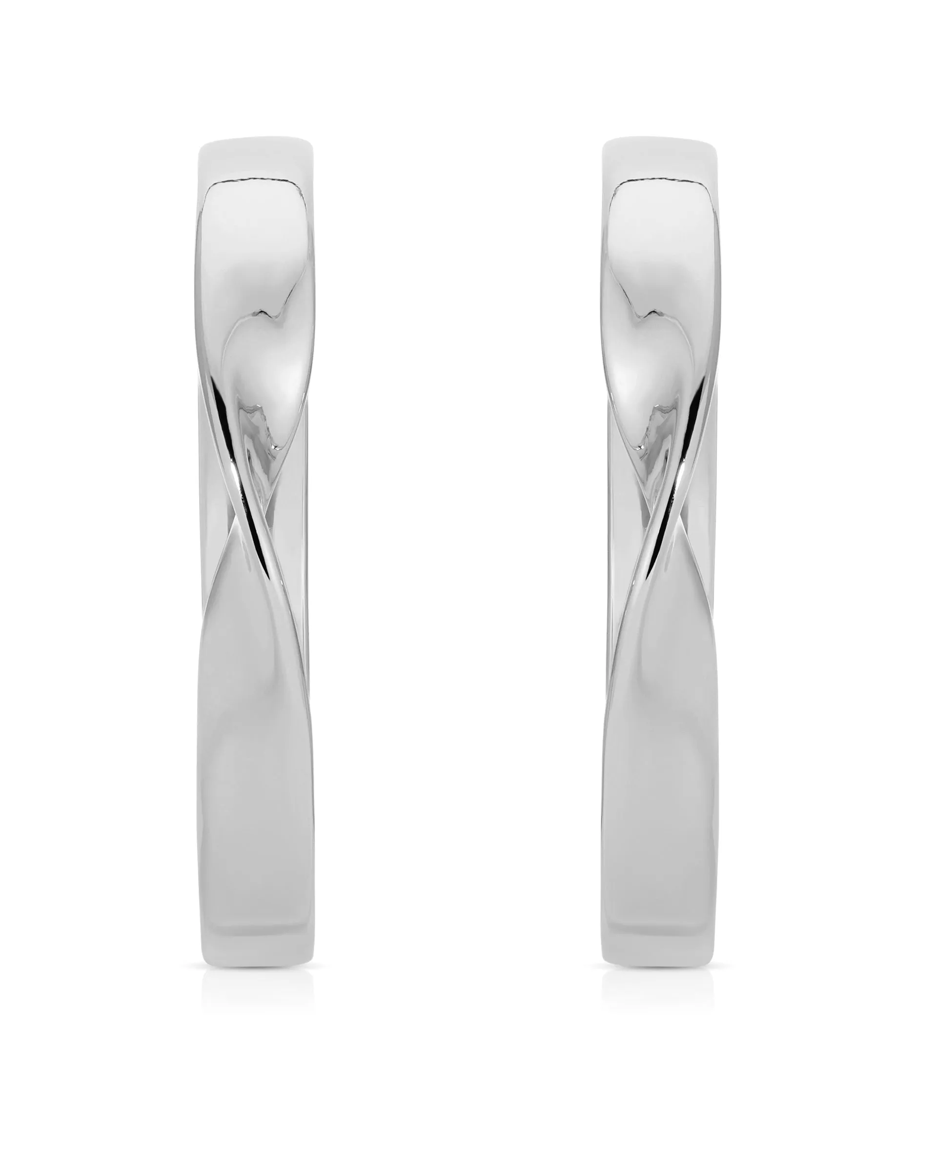 Heirloom Twist Large Hoops sold by Boston Proper product image thumbnail 5