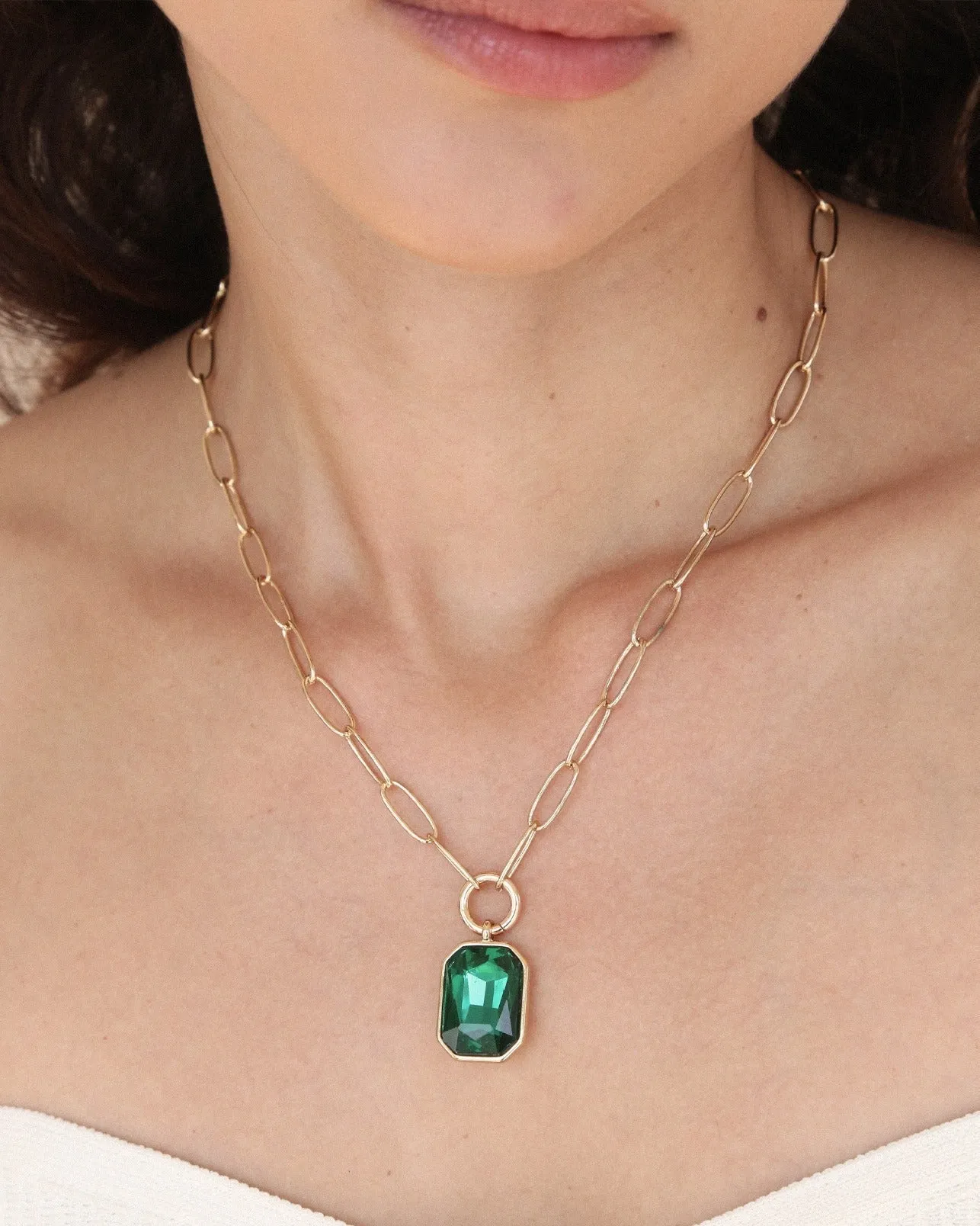 Deco Pendant Necklace sold by Boston Proper product image thumbnail 4