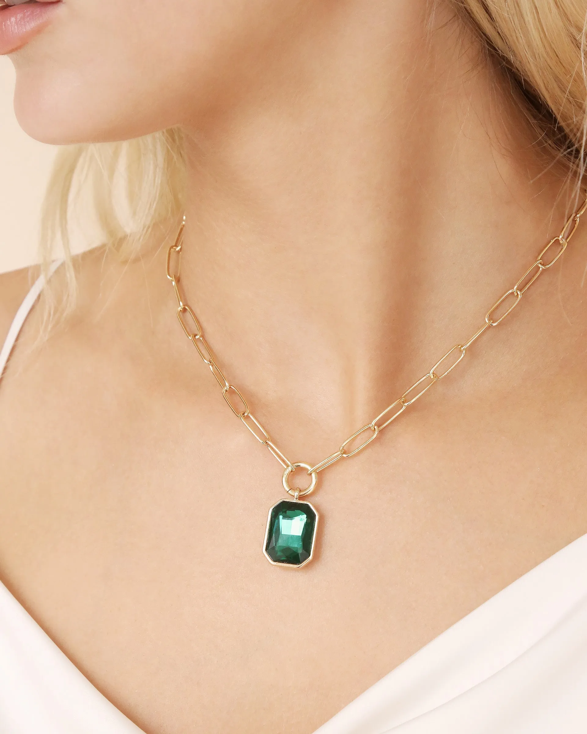 Deco Pendant Necklace sold by Boston Proper product image thumbnail 2