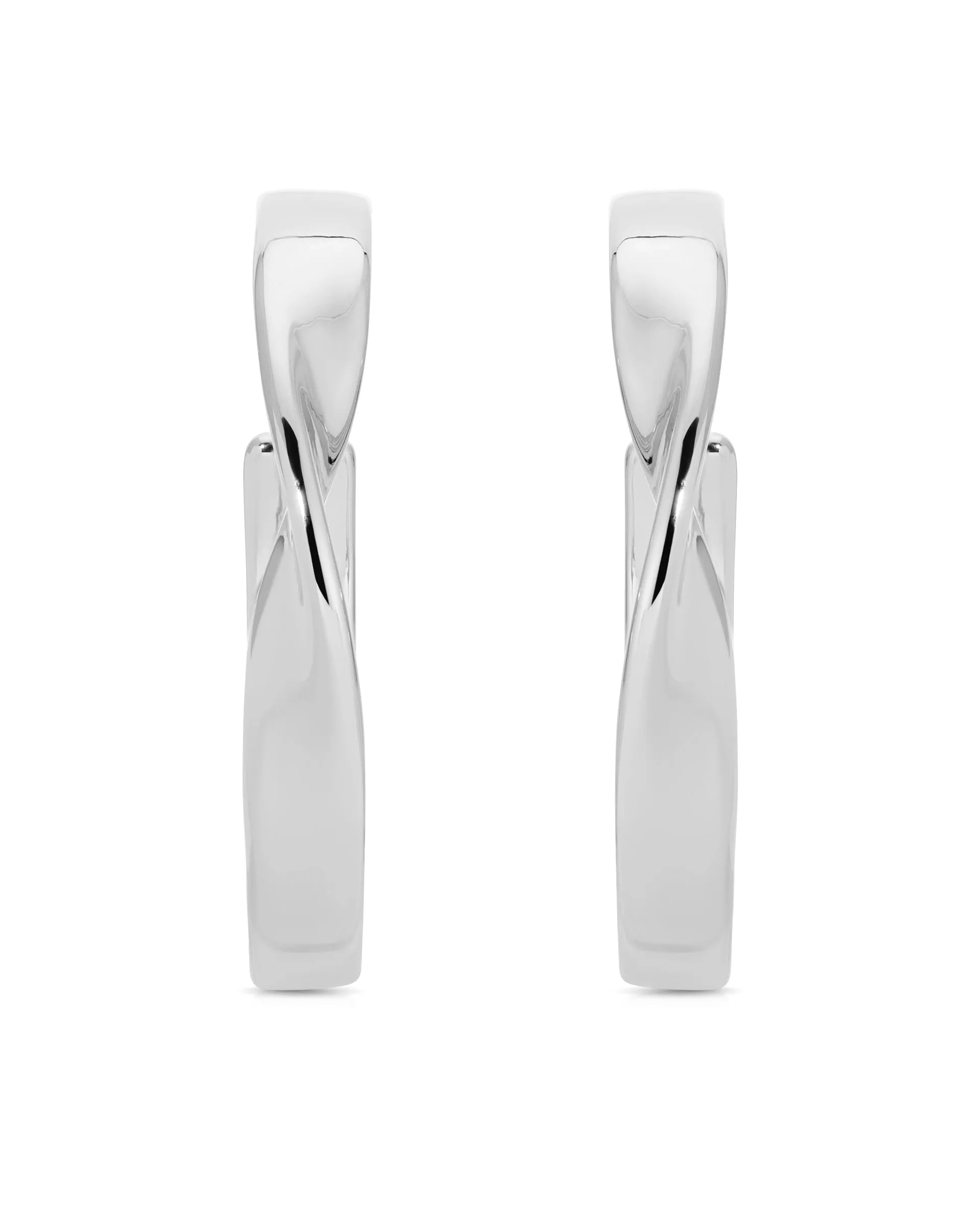 Heirloom Twist Medium Hoops sold by Boston Proper product image thumbnail 5