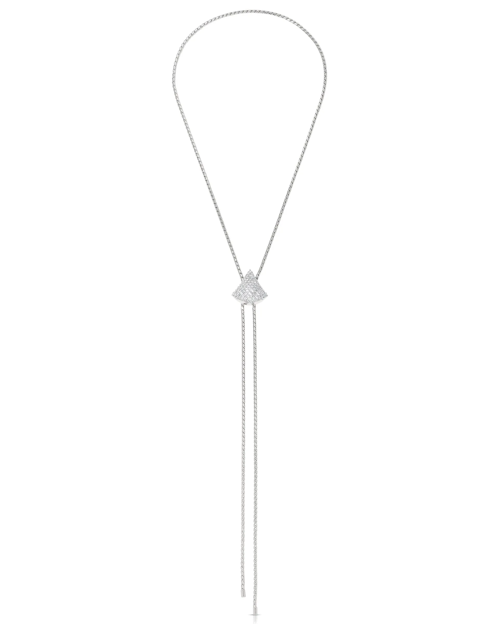 Pavé Shine Bolo Necklace sold by Boston Proper product image thumbnail 5