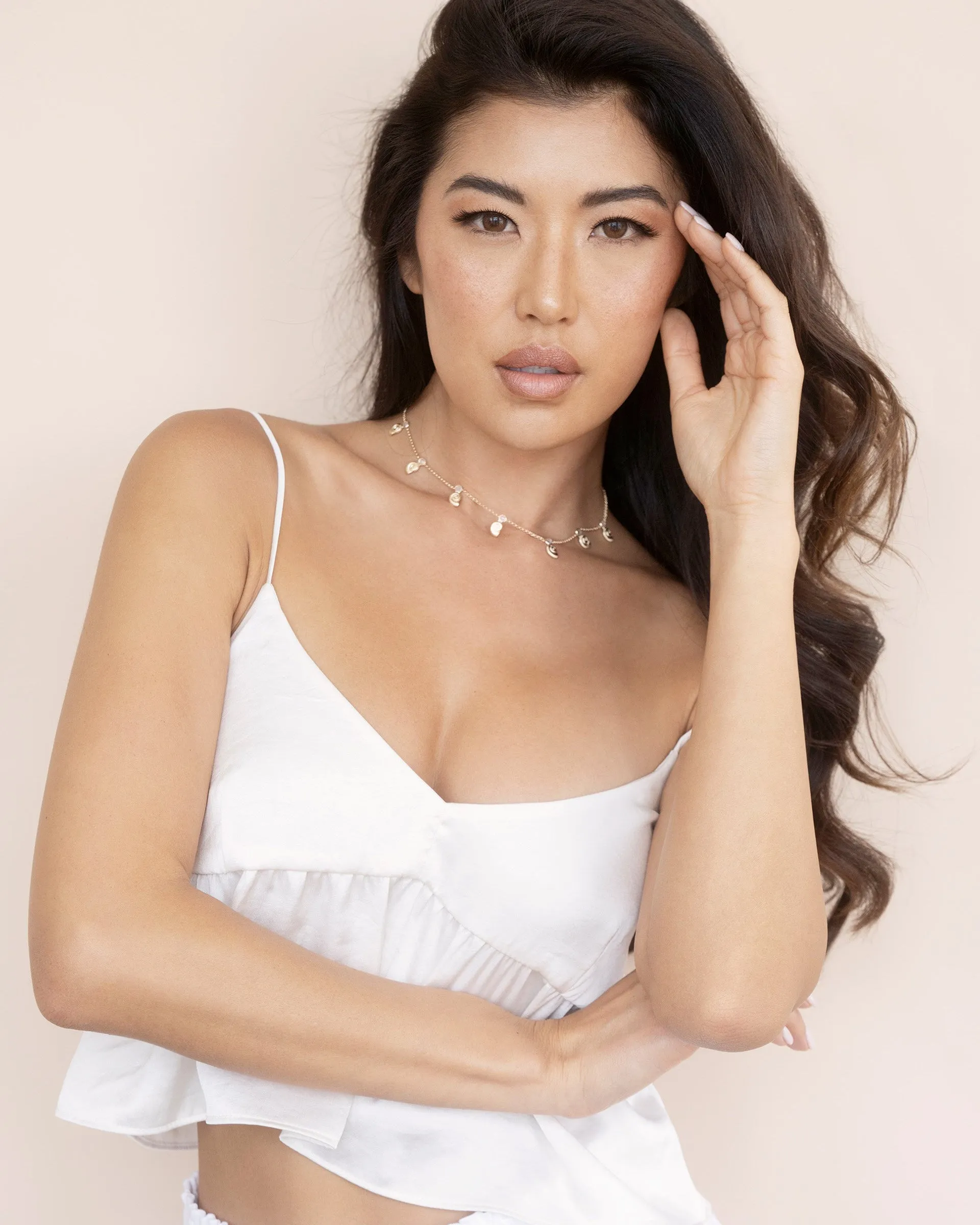 Nautilus Shell Charm Necklace sold by Boston Proper product image thumbnail 4