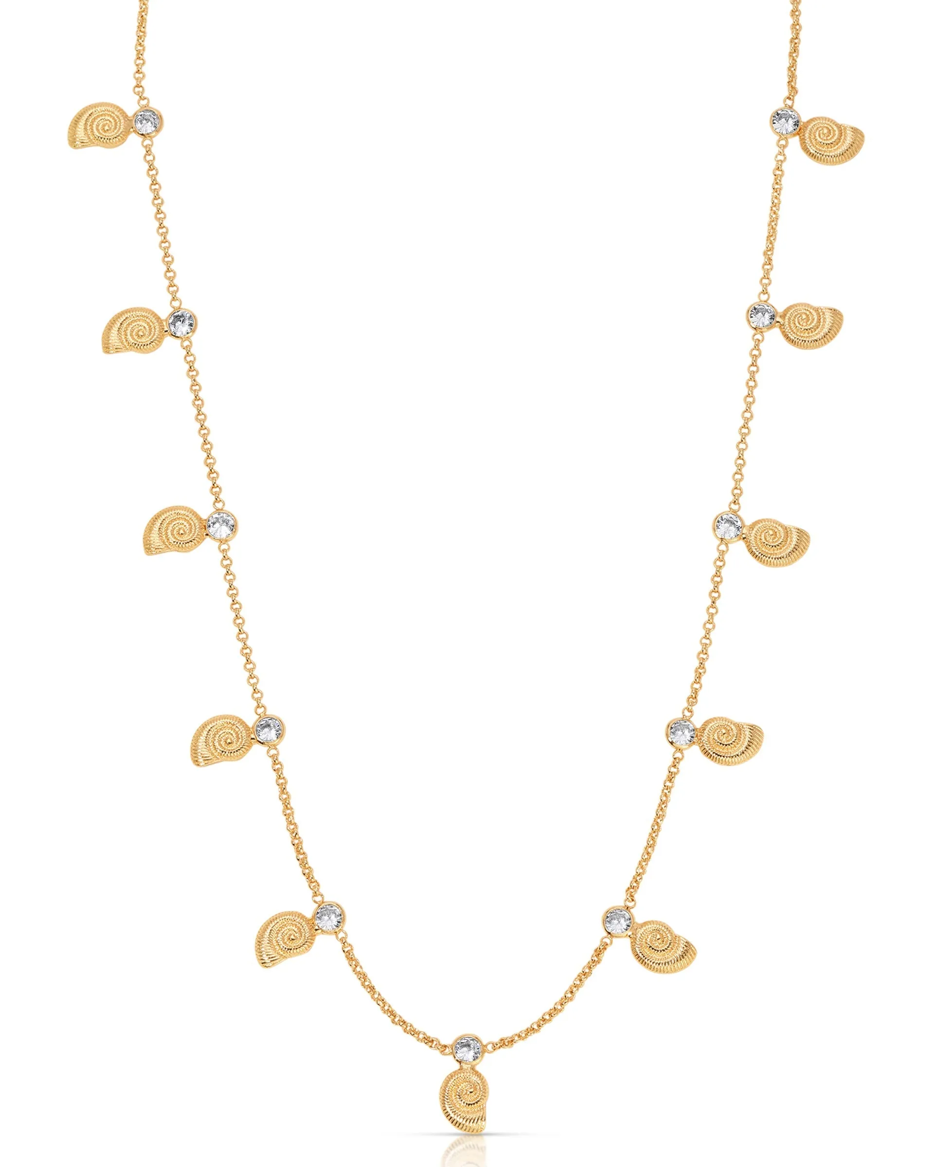 Nautilus Shell Charm Necklace sold by Boston Proper