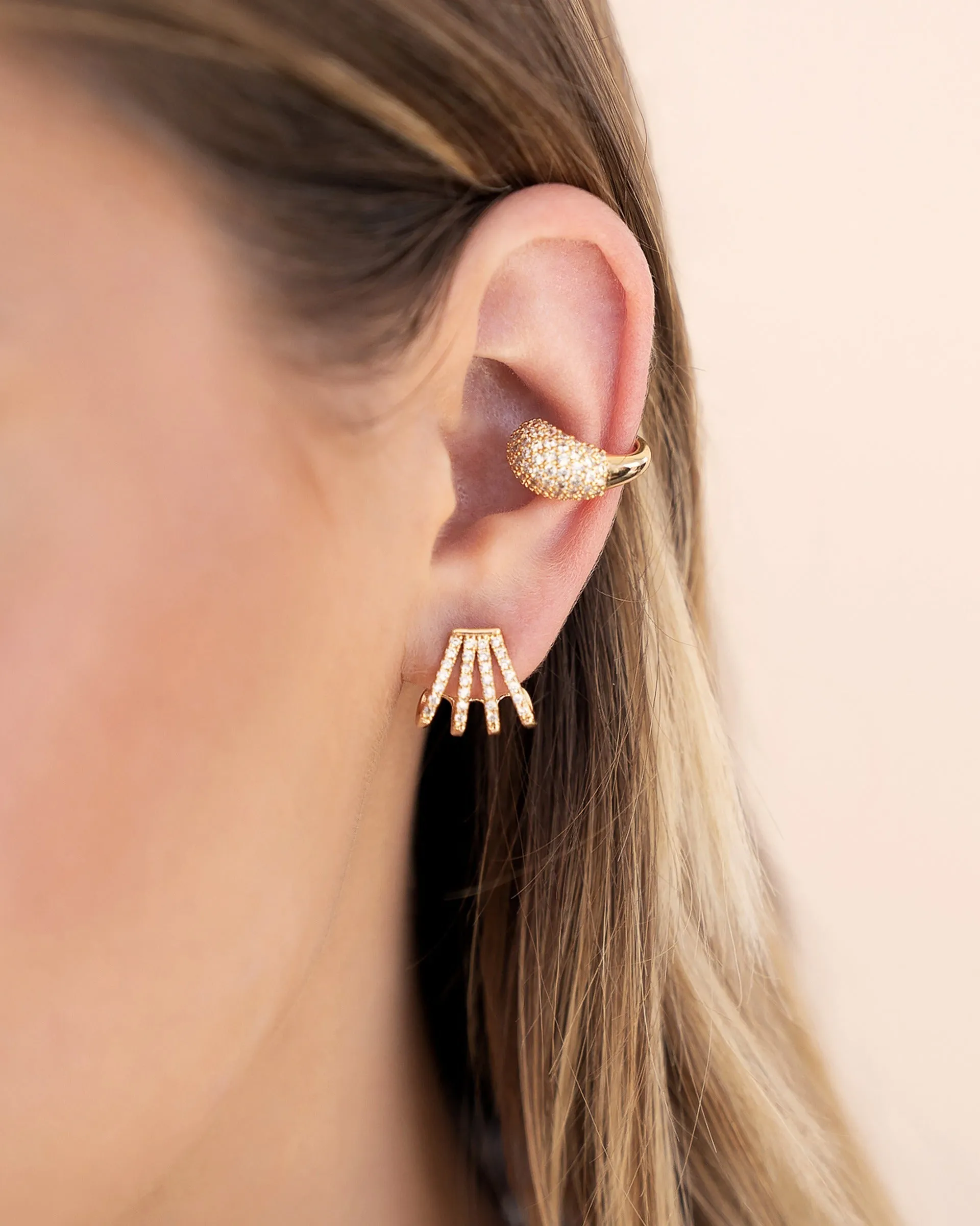 Glisten Wing Pavé Earrings sold by Boston Proper product image thumbnail 4