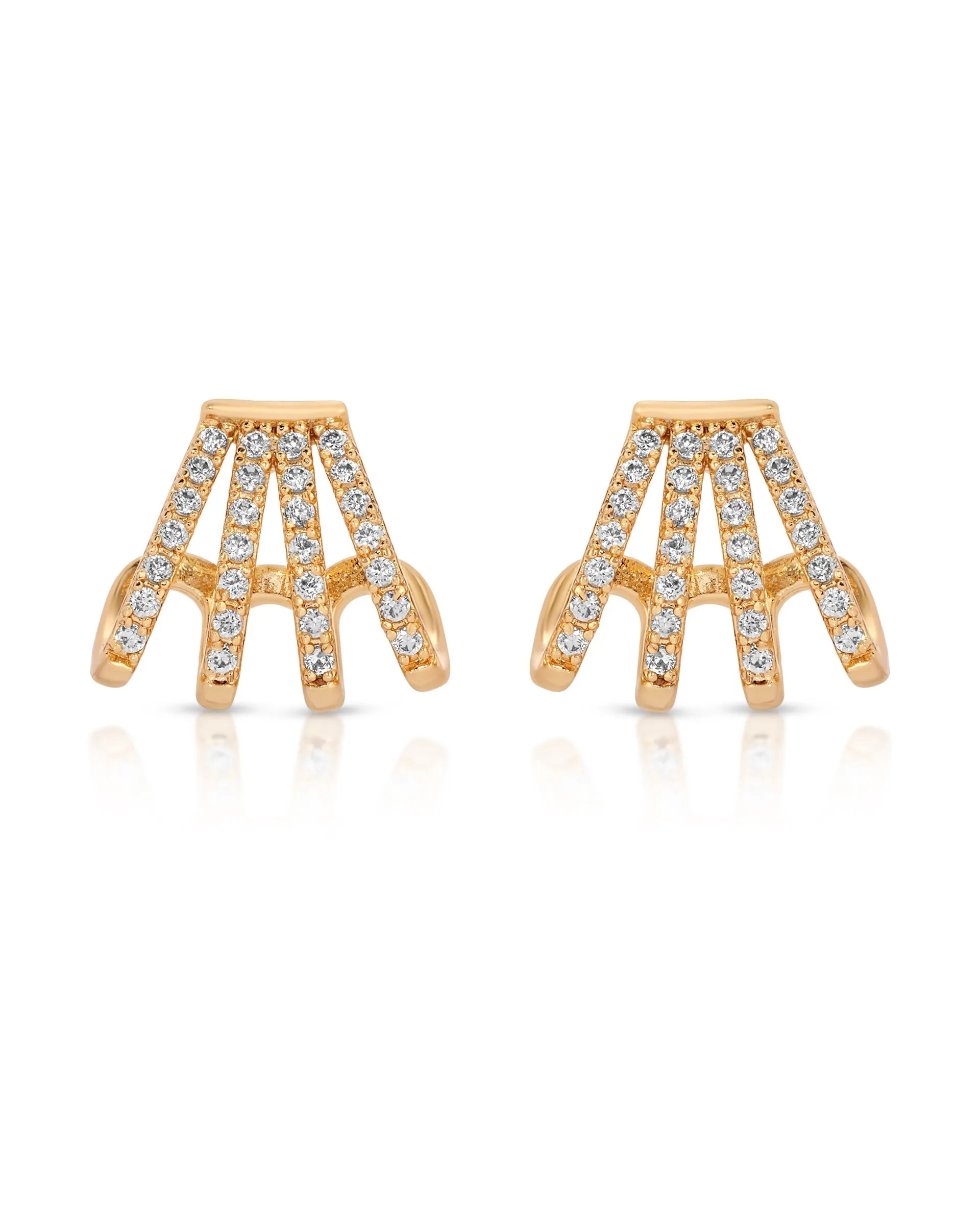 Glisten Wing Pavé Earrings sold by Boston Proper product image thumbnail 5