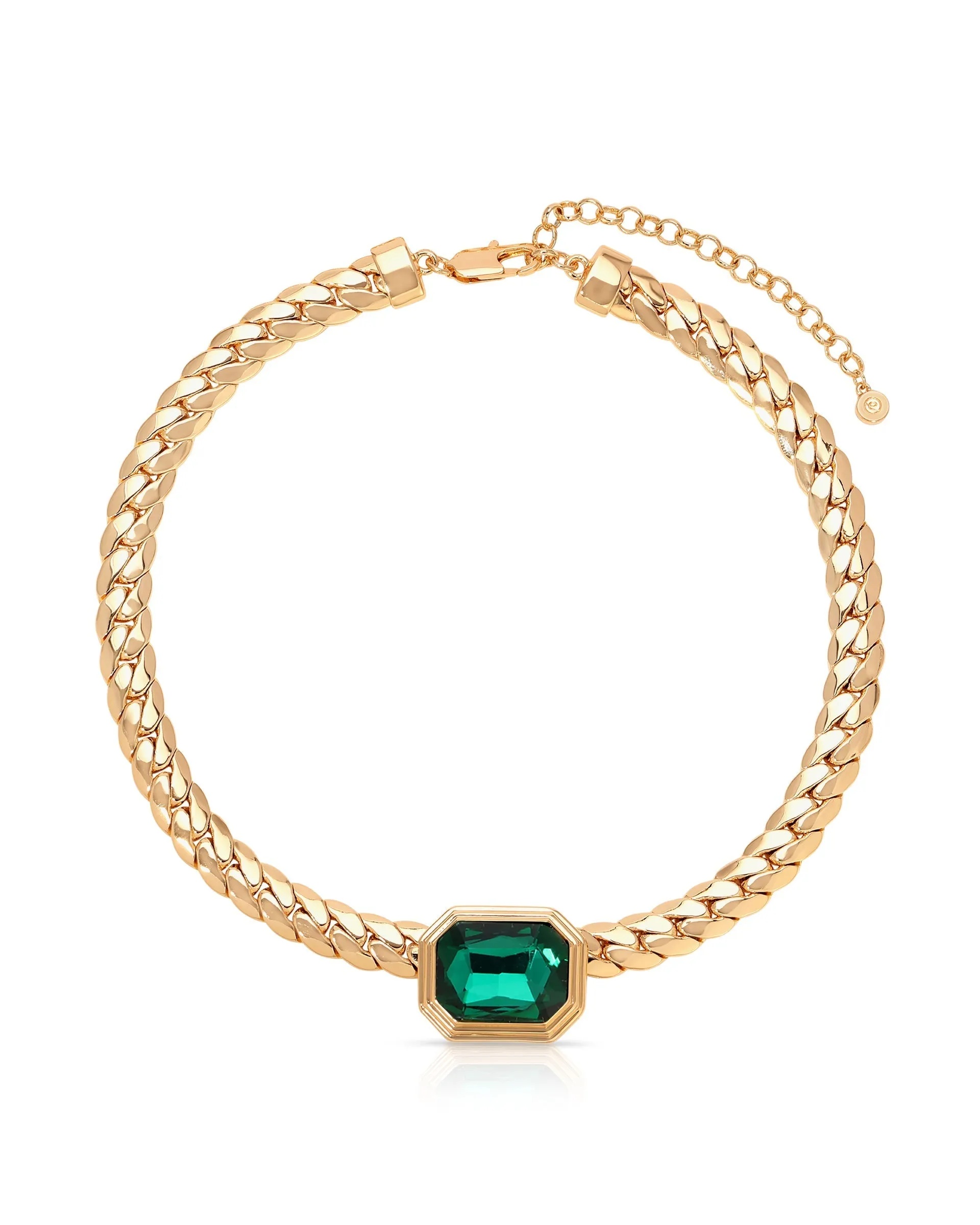 Emerald Deco Necklace sold by Boston Proper