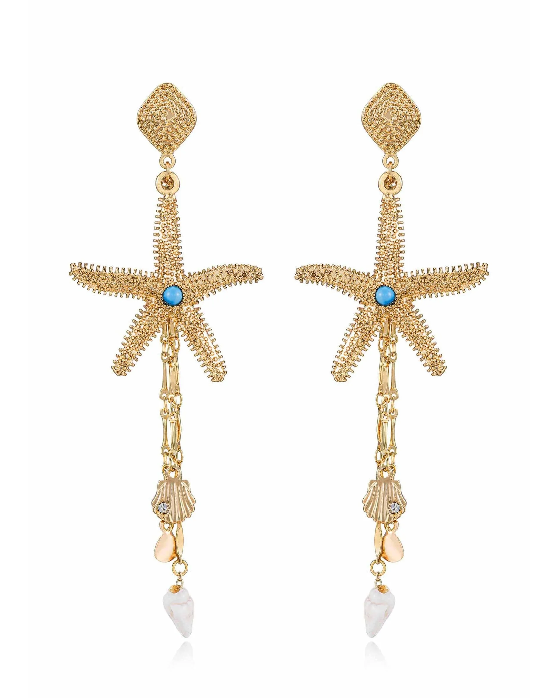 Starfish Seeker Drop Earrings sold by Boston Proper