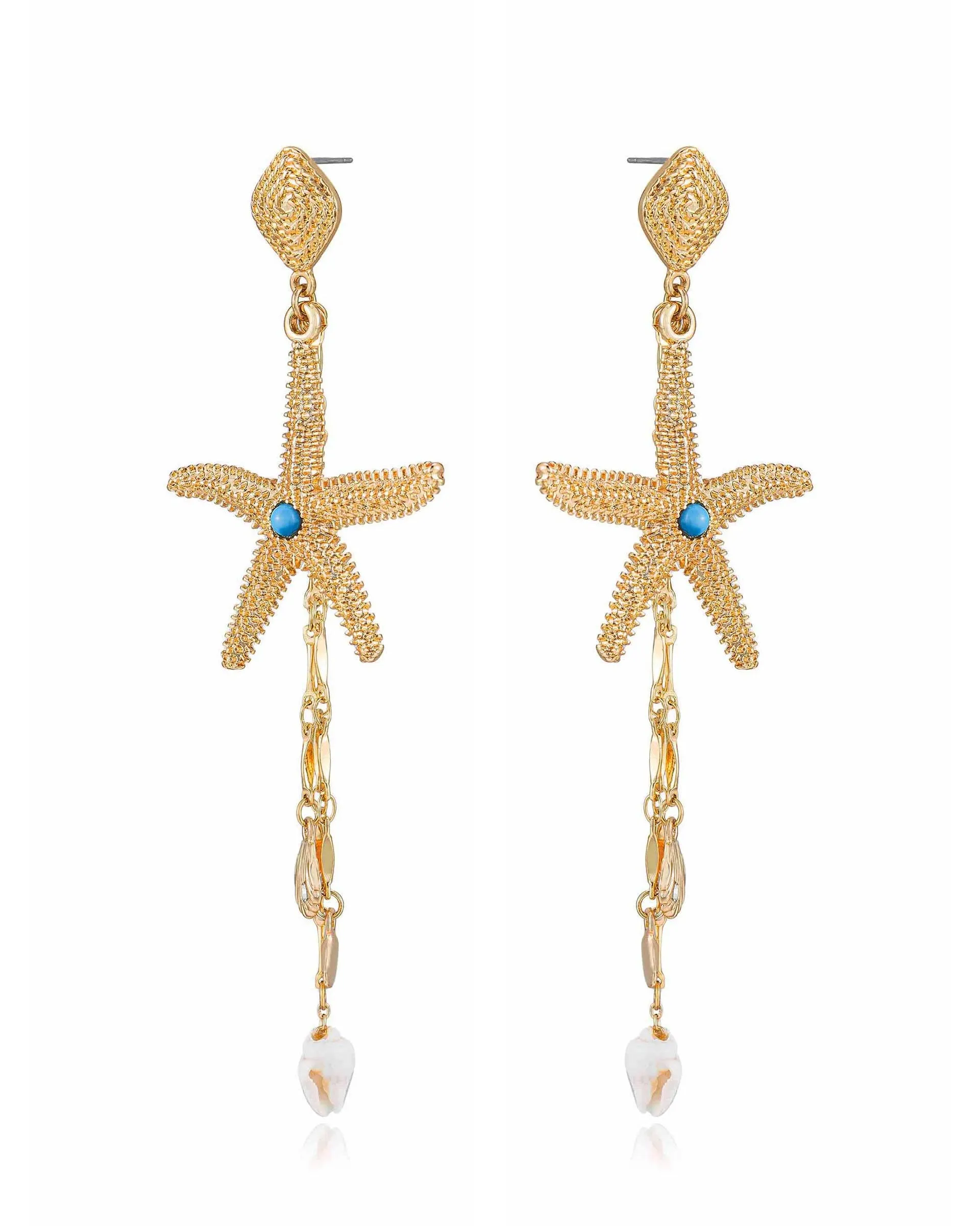Starfish Seeker Drop Earrings sold by Boston Proper product image thumbnail 3