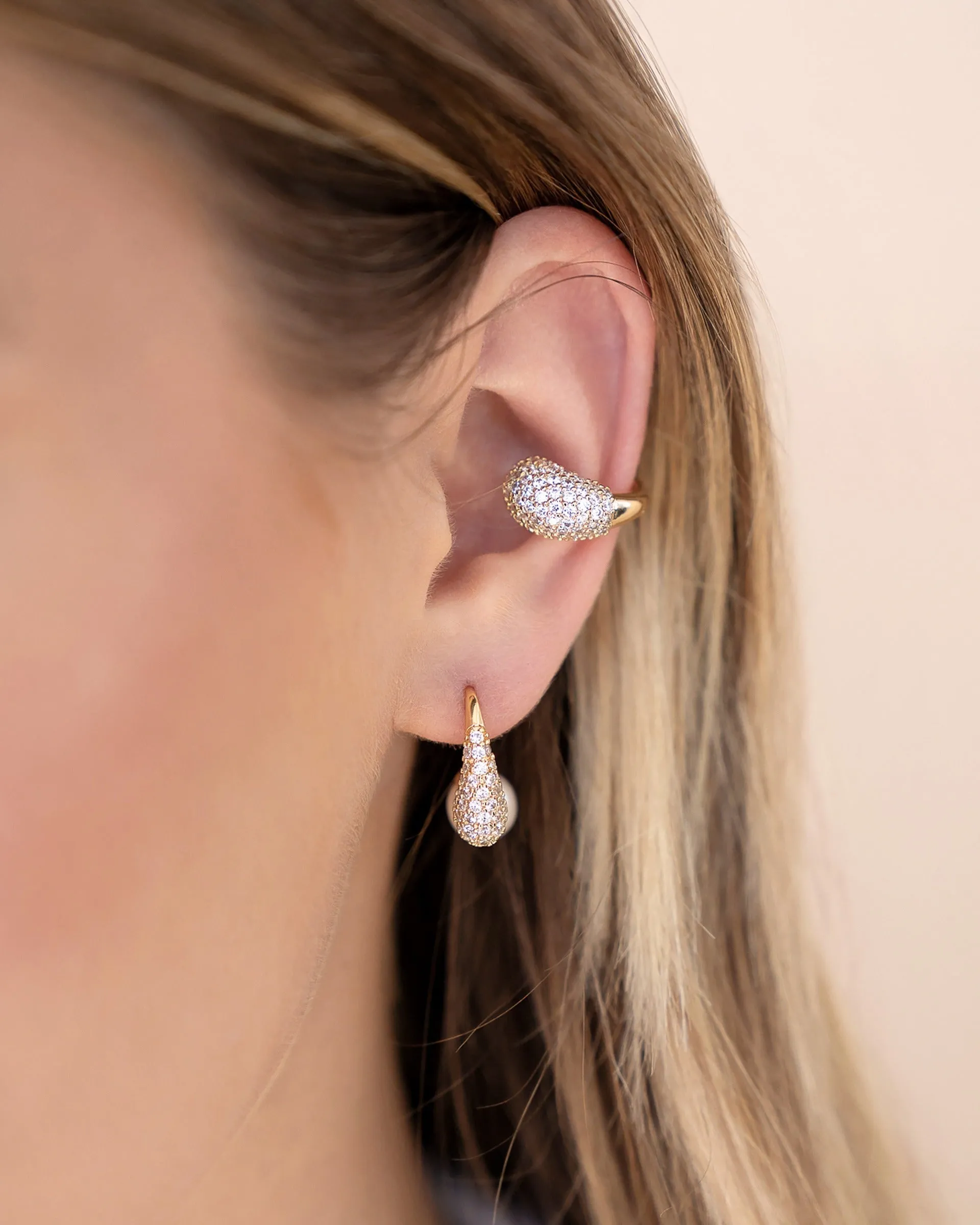 Pavé Ear Cuff sold by Boston Proper product image thumbnail 4
