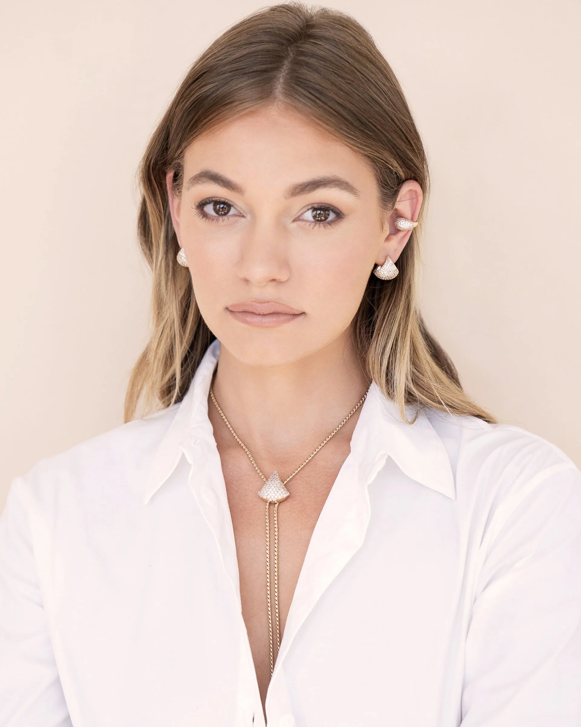 Pavé Ear Cuff sold by Boston Proper product image thumbnail 5