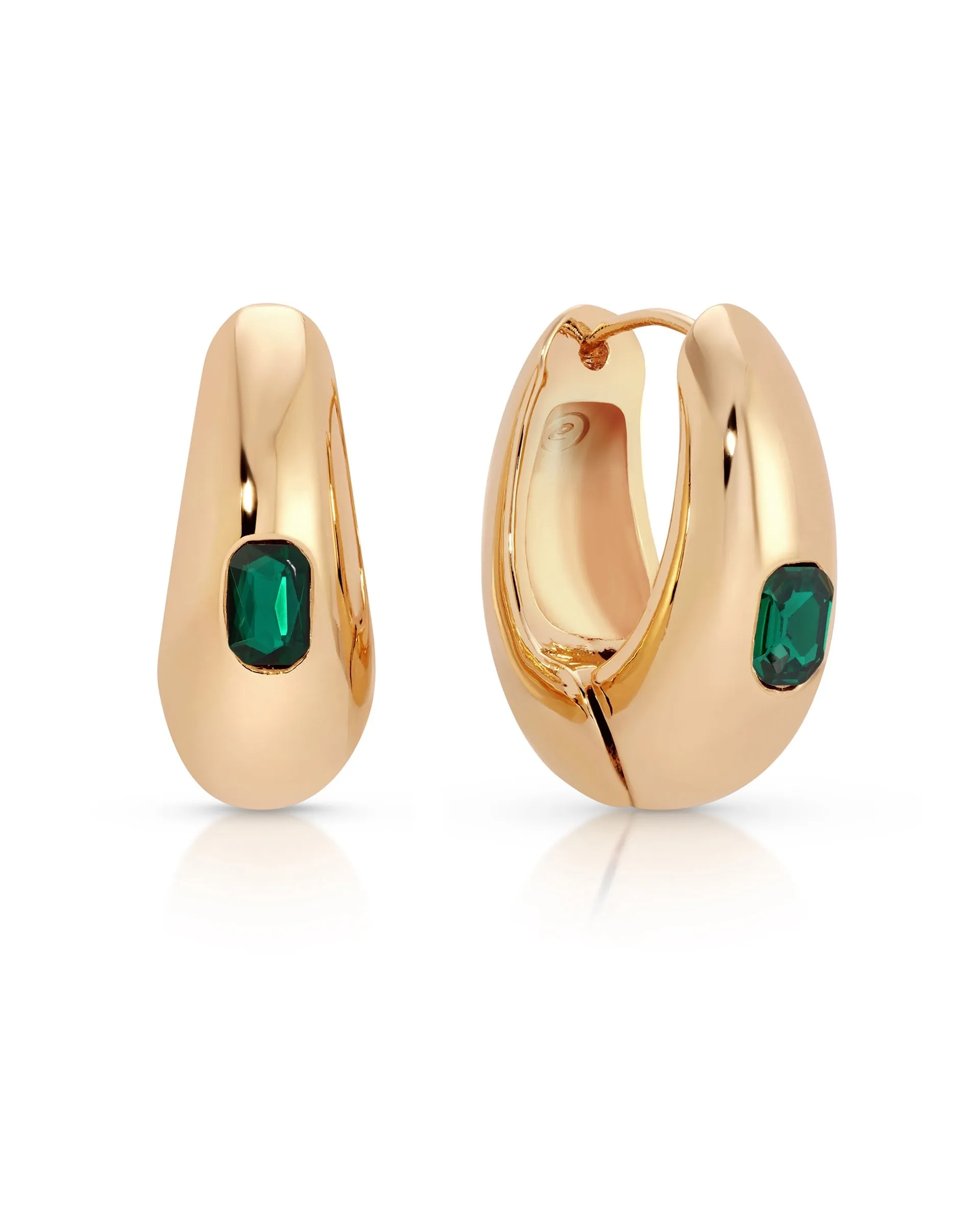 Emerald Deco Hoops sold by Boston Proper