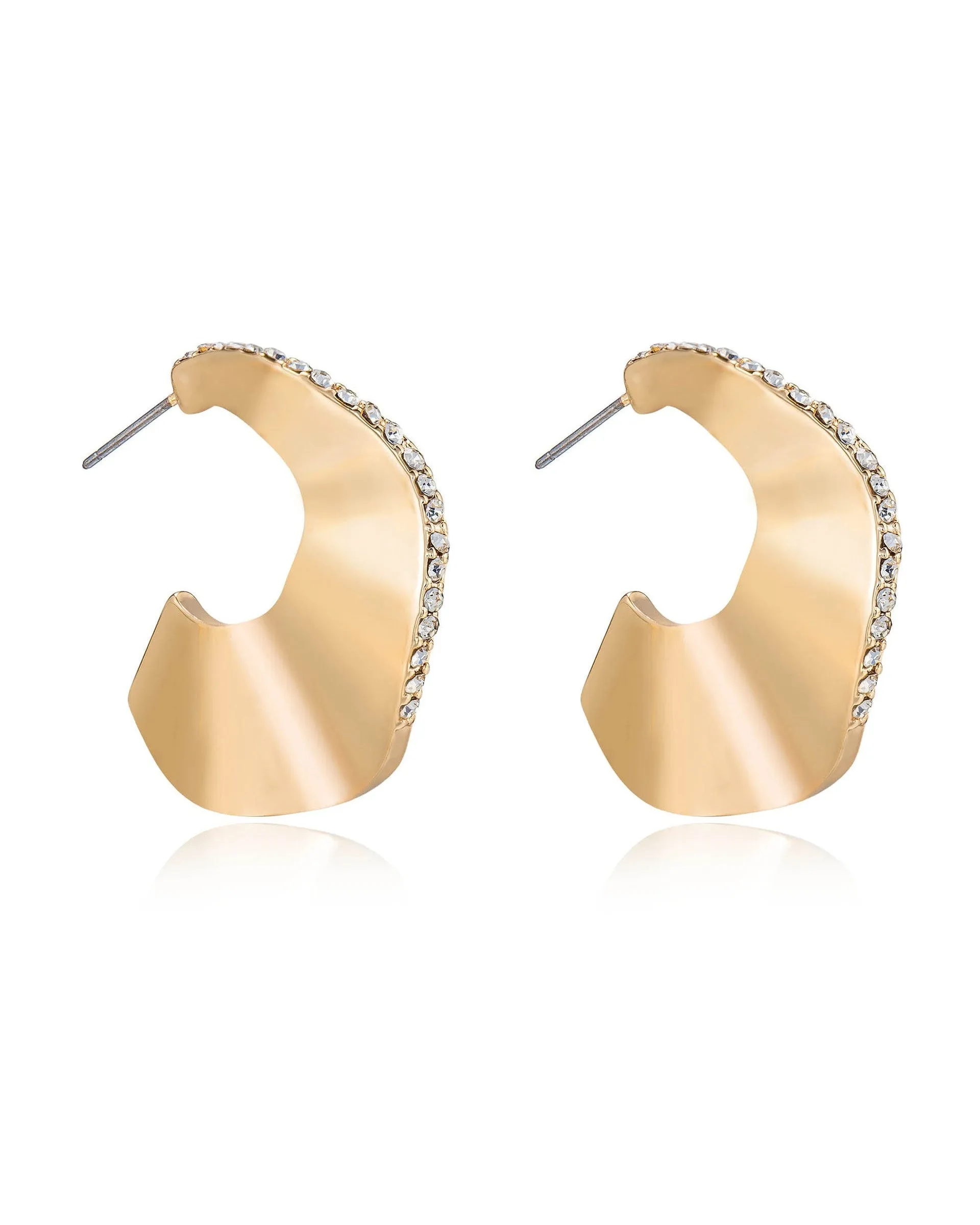 Ripple Pave Hoops sold by Boston Proper product image thumbnail 4