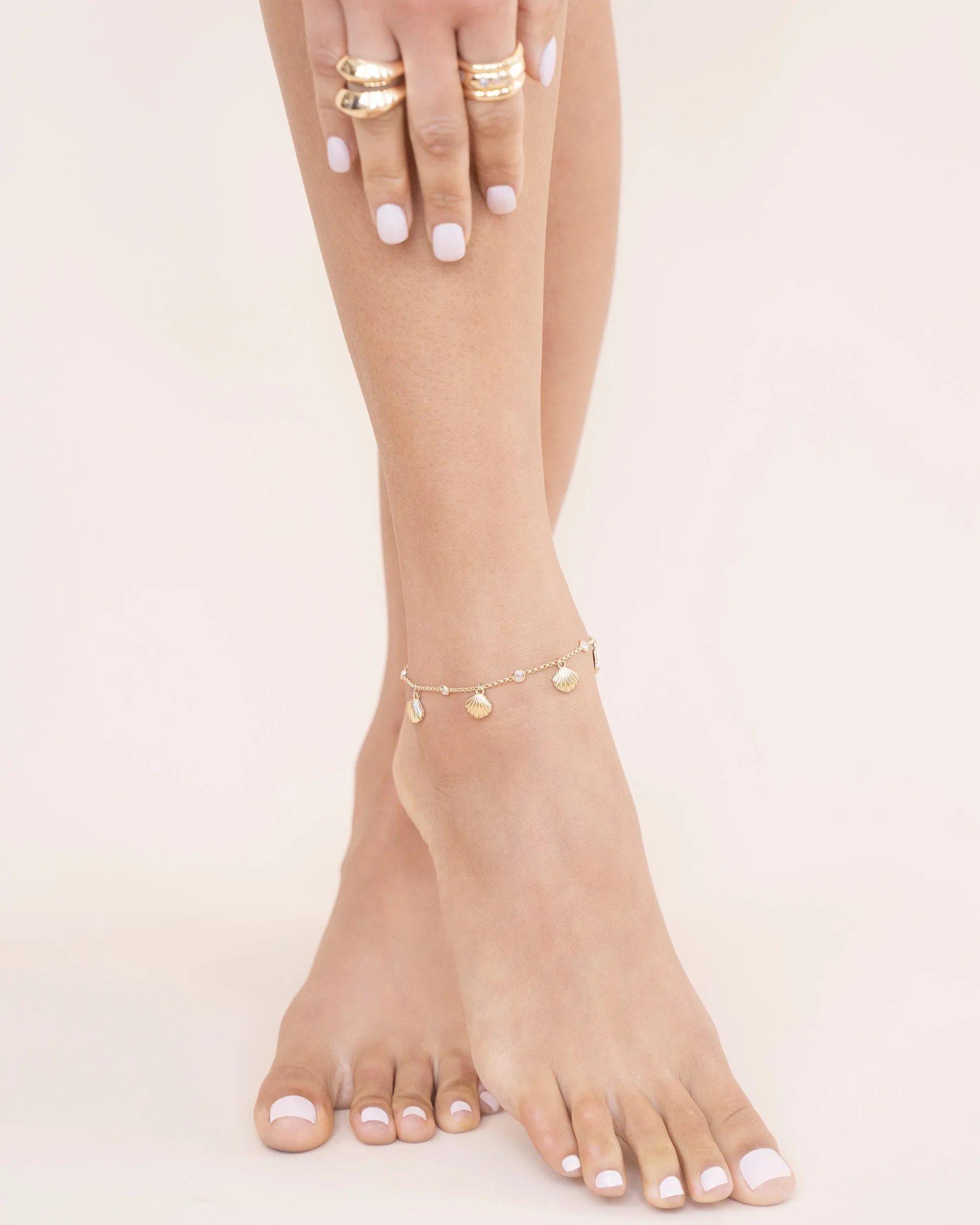 Scallop Shell Anklet sold by Boston Proper product image thumbnail 5