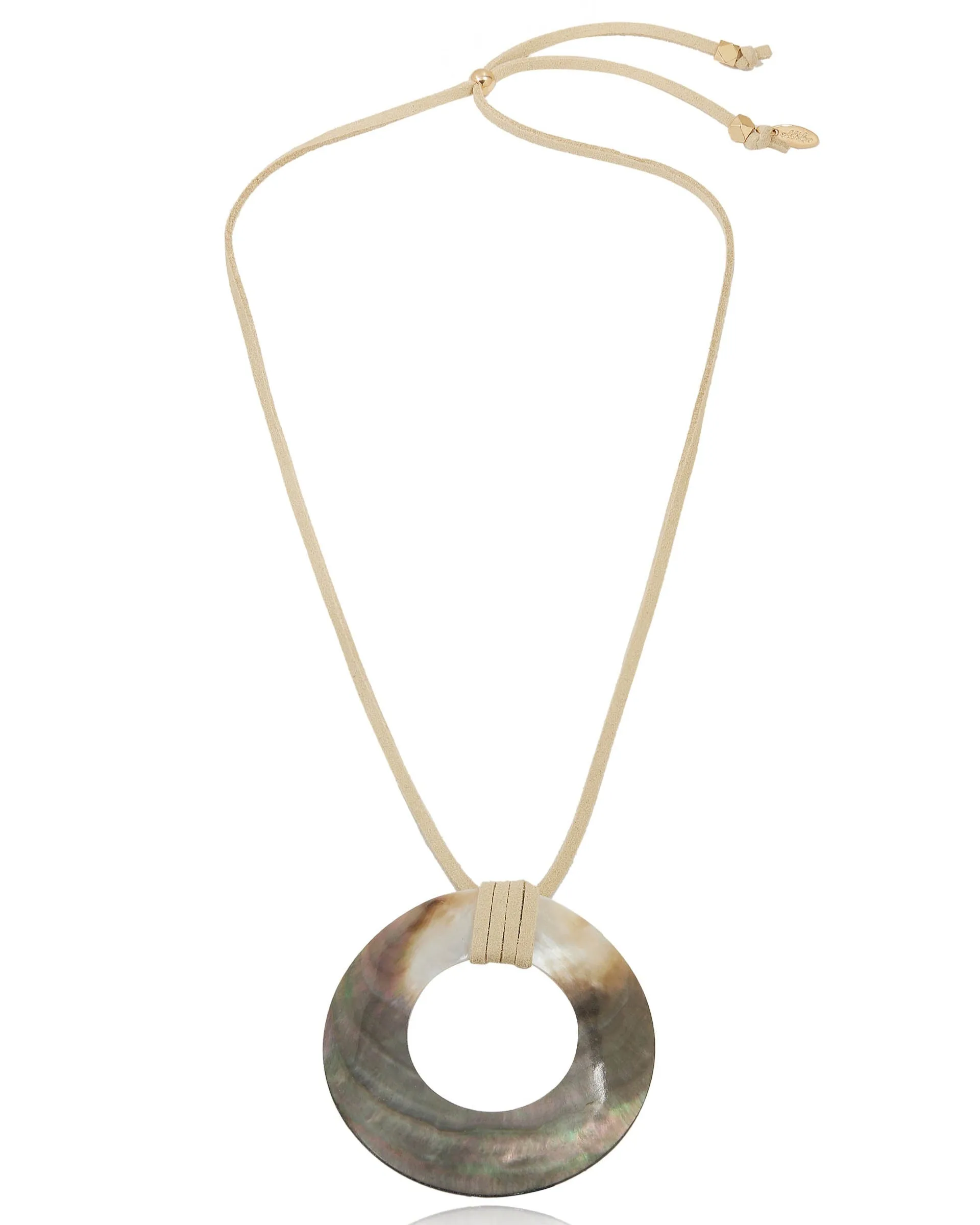 Iridescent Shell Necklace sold by Boston Proper product image thumbnail 3