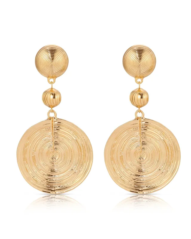 Swirl Pendant Dangle Earrings sold by Boston Proper