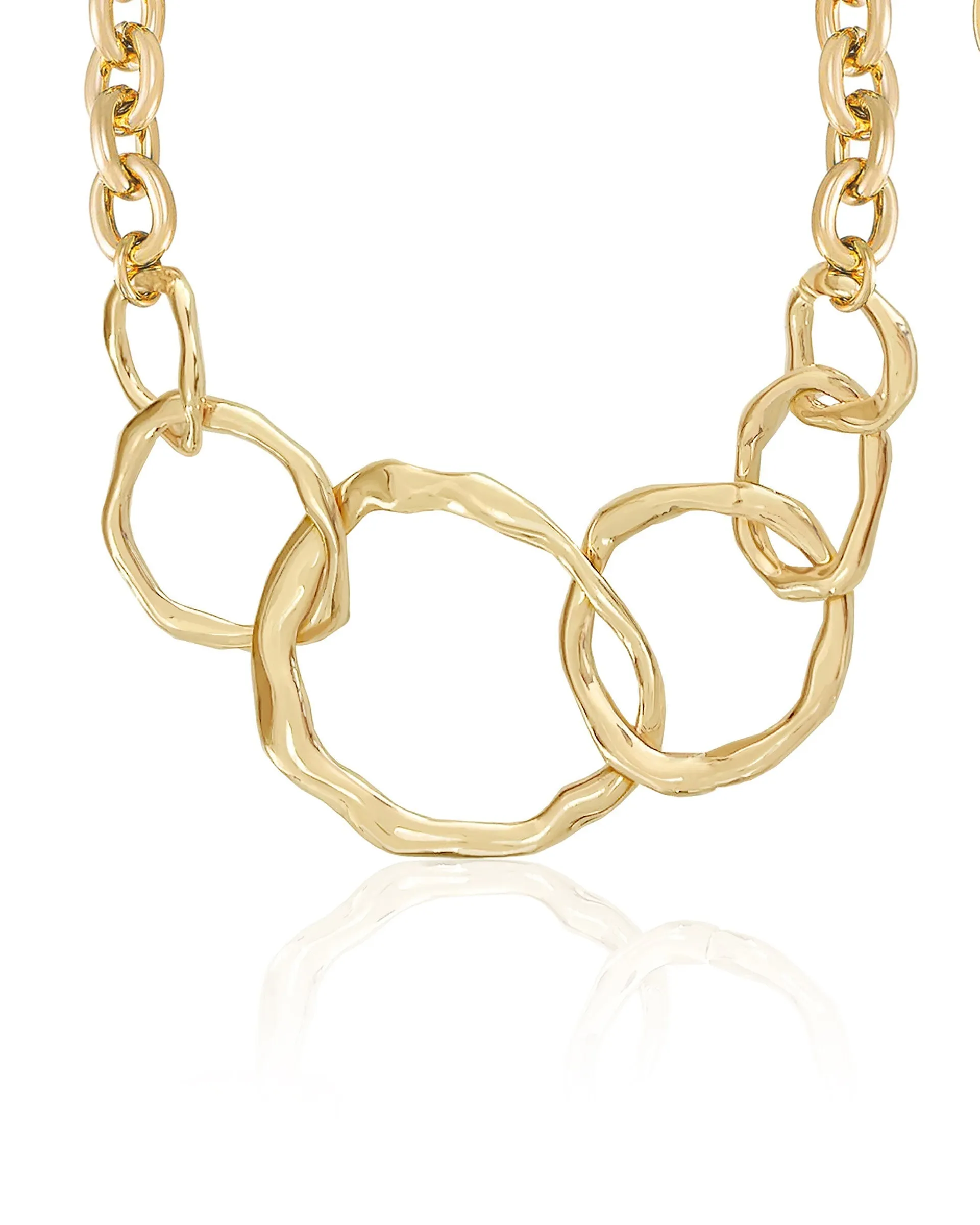 Interlocking Golden Chain Necklace sold by Boston Proper