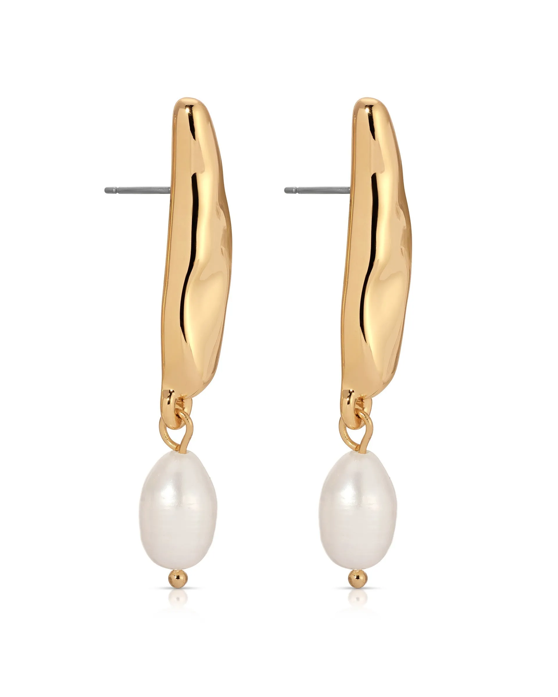 Liquid Luxe Pearl Earrings sold by Boston Proper product image thumbnail 3