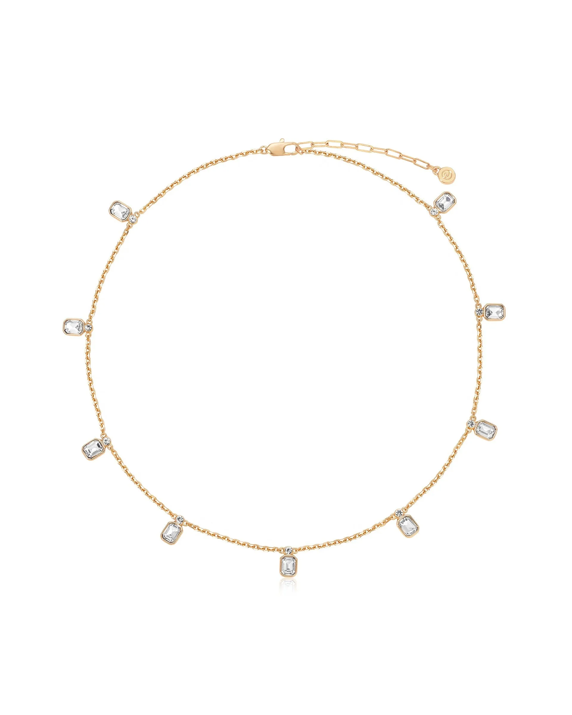 Emerald Deco Charm Necklace sold by Boston Proper