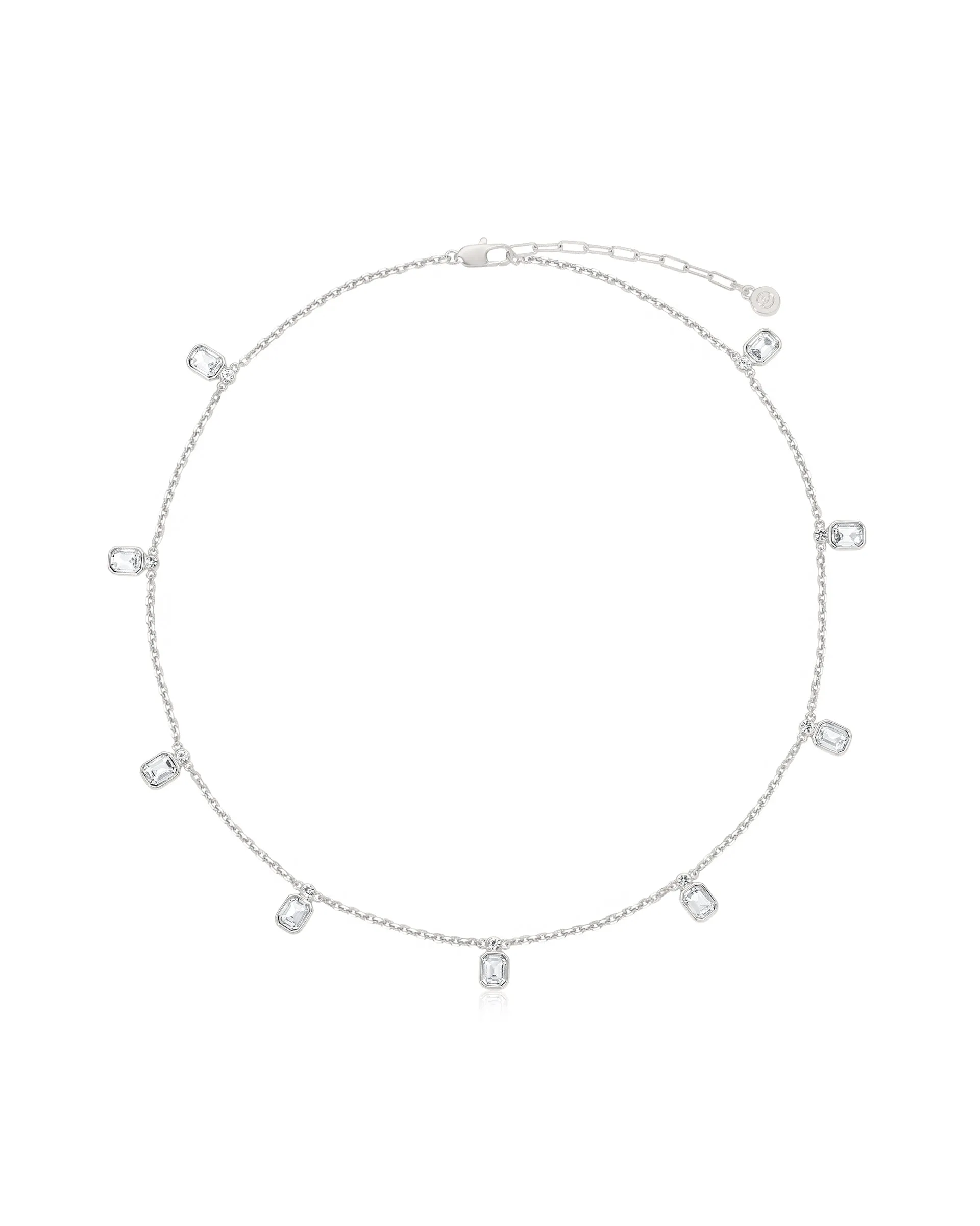 Emerald Deco Charm Necklace sold by Boston Proper product image thumbnail 3