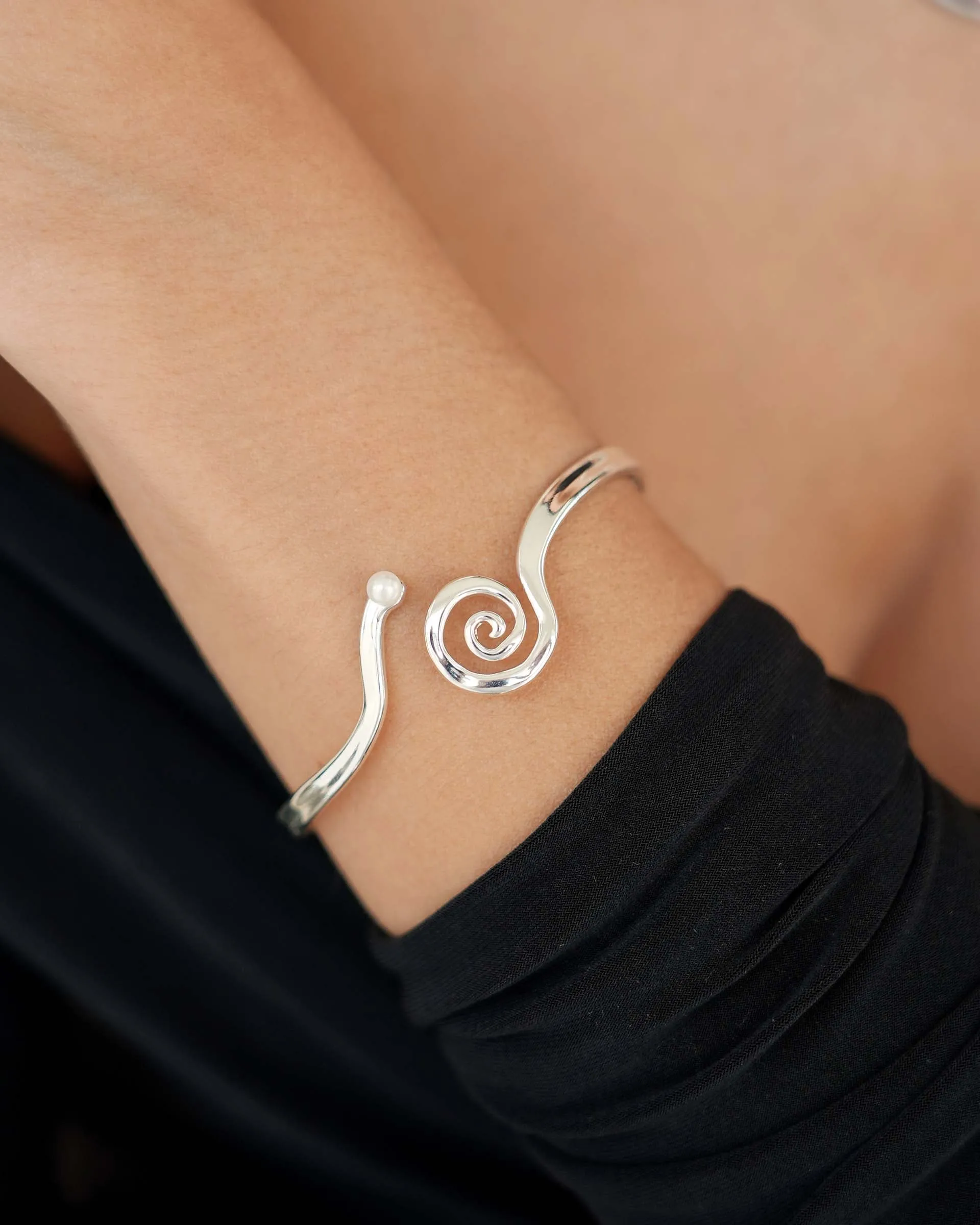 Mini Aura Swirl Cuff sold by Boston Proper product image thumbnail 4