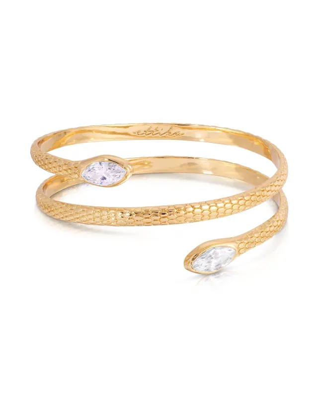 Marquise Coiled Bangle sold by Boston Proper