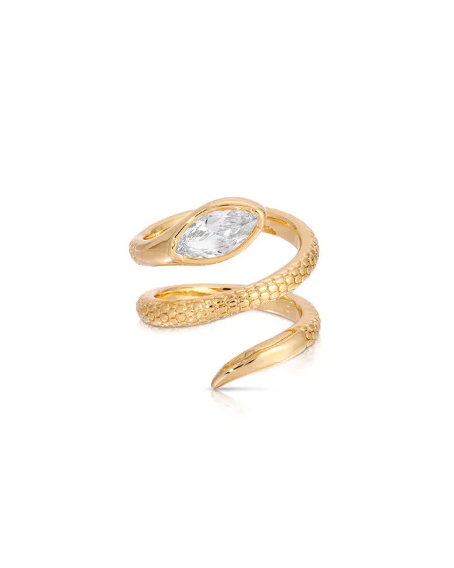 Marquise Coiled Ring sold by Boston Proper