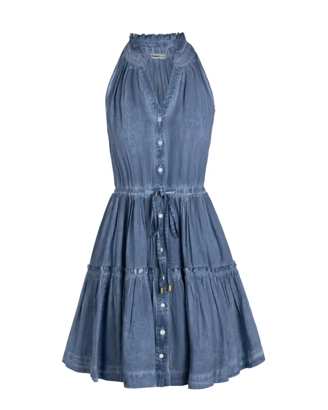 Charlotte Dress In Stonewash sold by Boston Proper