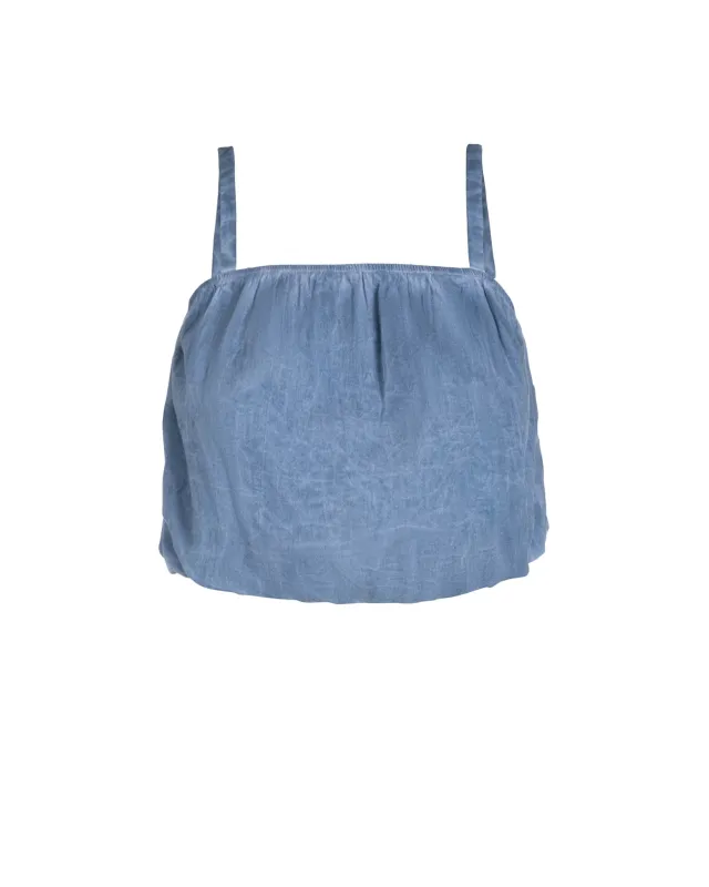 Dani Top In Stonewash sold by Boston Proper