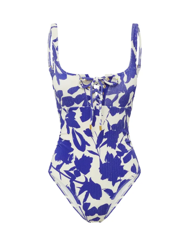 Taylor One Piece Moraea Garden Texture sold by Boston Proper