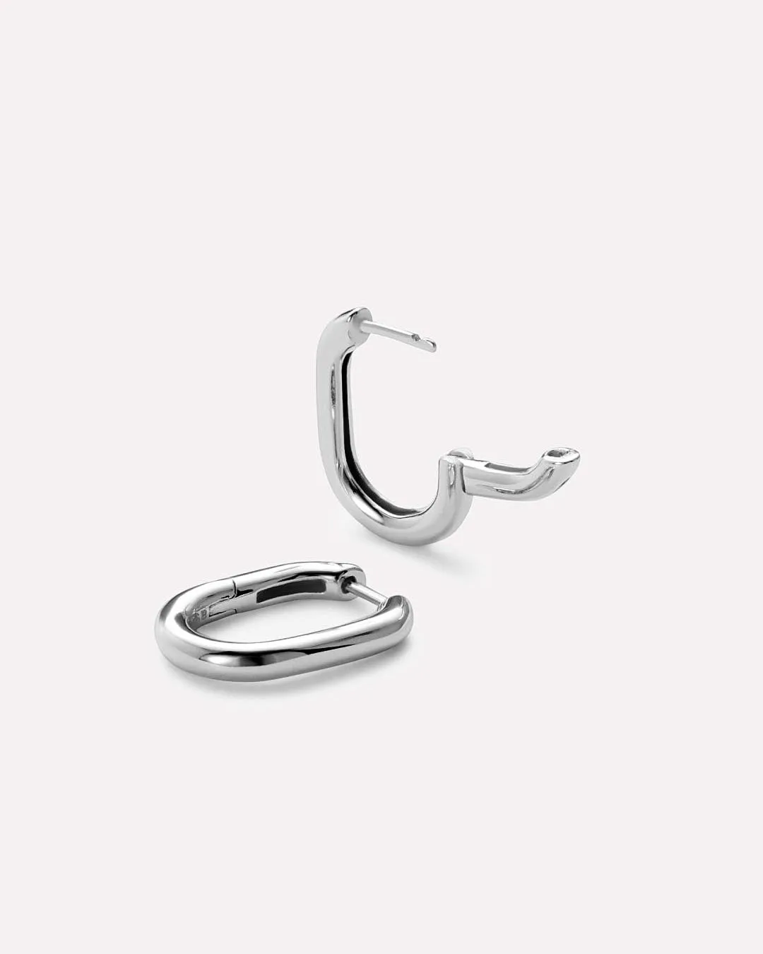 Silver Hoop Earrings - Rox Small Silver sold by Boston Proper
