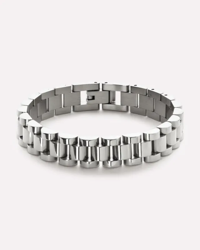 Watch Strap Bracelet - Ora Silver sold by Boston Proper