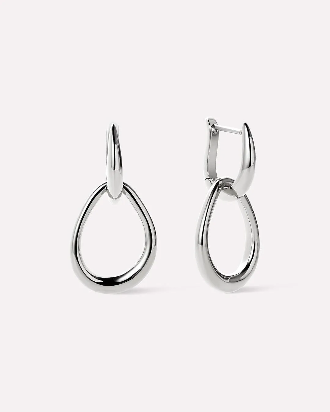 Silver Drop Earrings - Sage Silver sold by Boston Proper