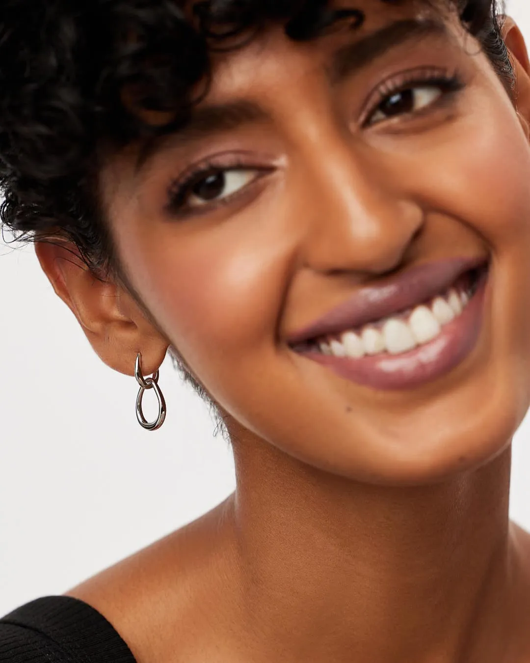 Silver Drop Earrings - Sage Silver sold by Boston Proper product image thumbnail 5