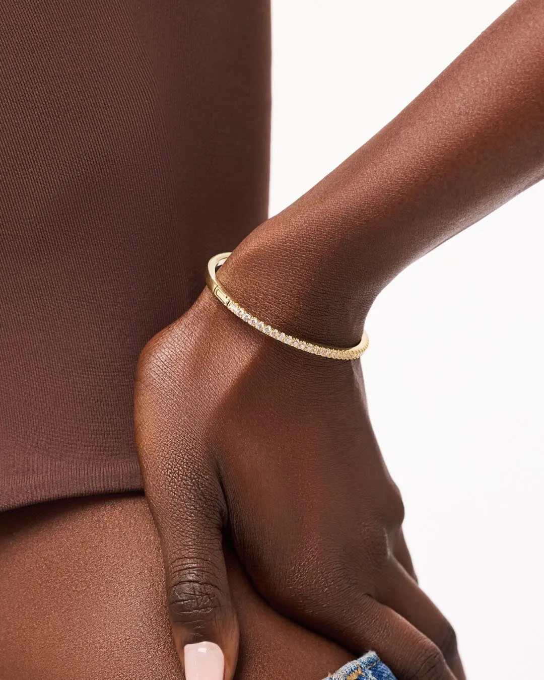 Gold Bangle Bracelet - Juliette sold by Boston Proper product image thumbnail 3