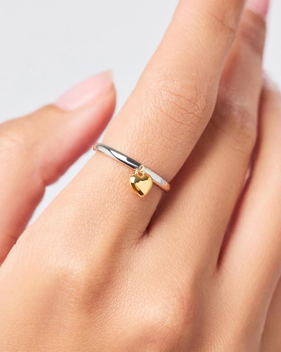 Heart Ring - Leia Two Tone sold by Boston Proper product image thumbnail 3