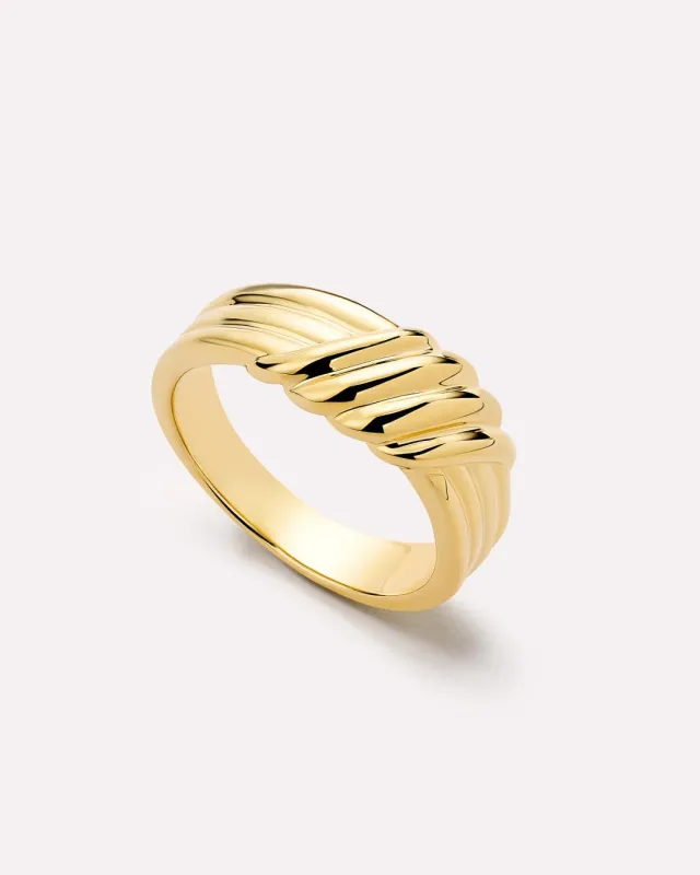 Gold Band Ring - Lydia sold by Boston Proper