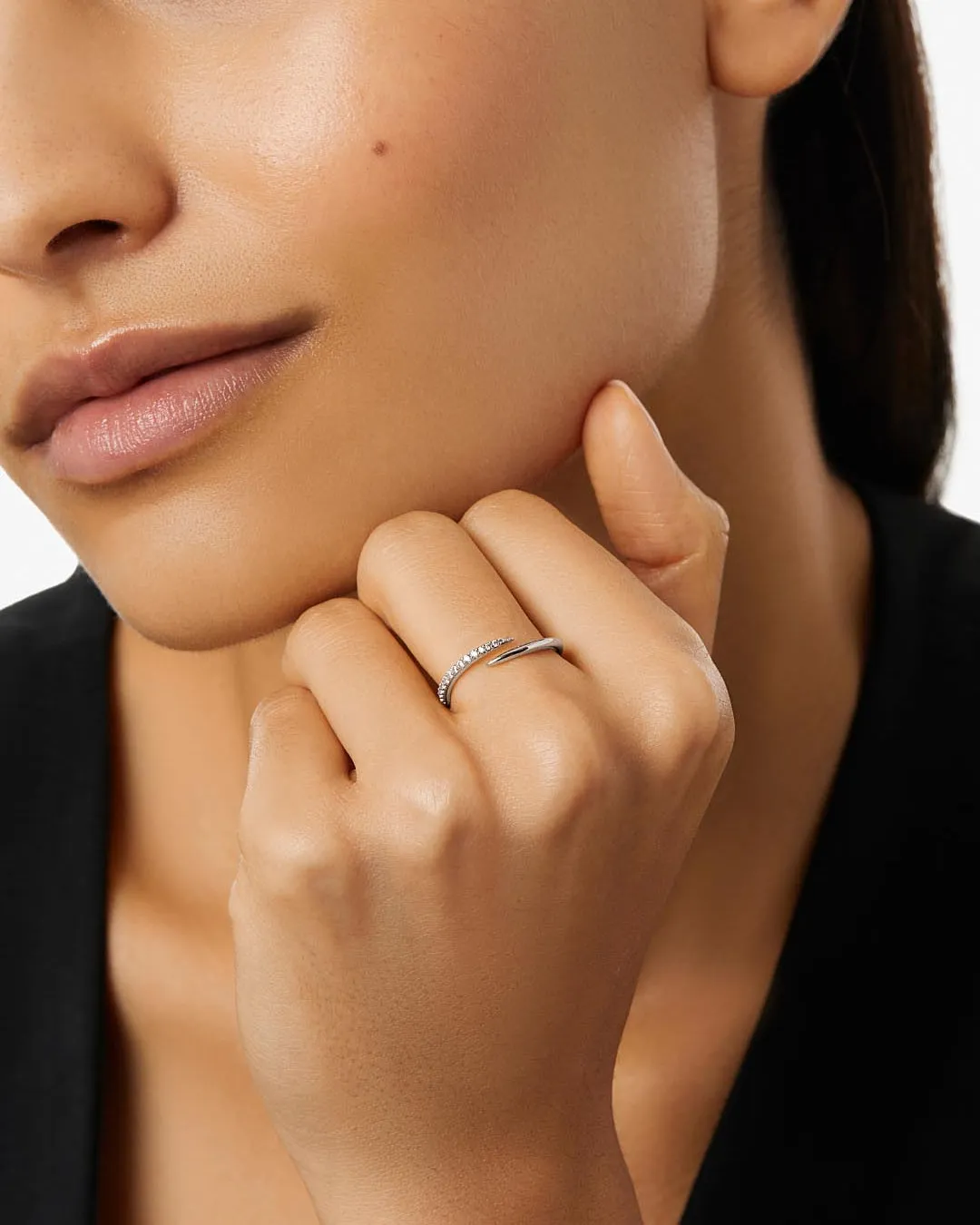Bypass Ring - Oren Silver sold by Boston Proper product image thumbnail 2