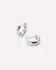 Bold Huggie Hoops - Giulia Silver sold by Boston Proper