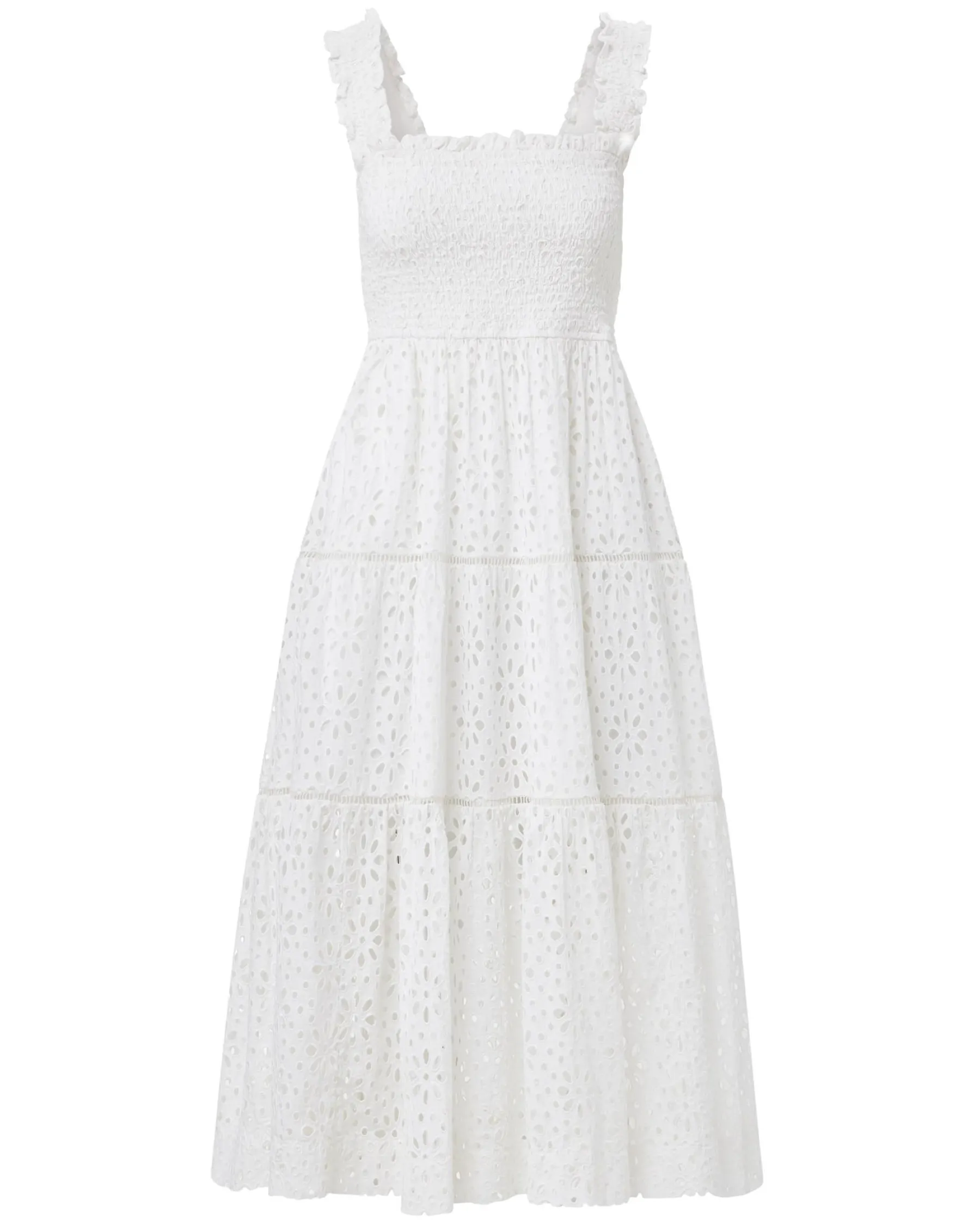 Kristen Dress Fresh White Seaside Eyelet sold by Boston Proper