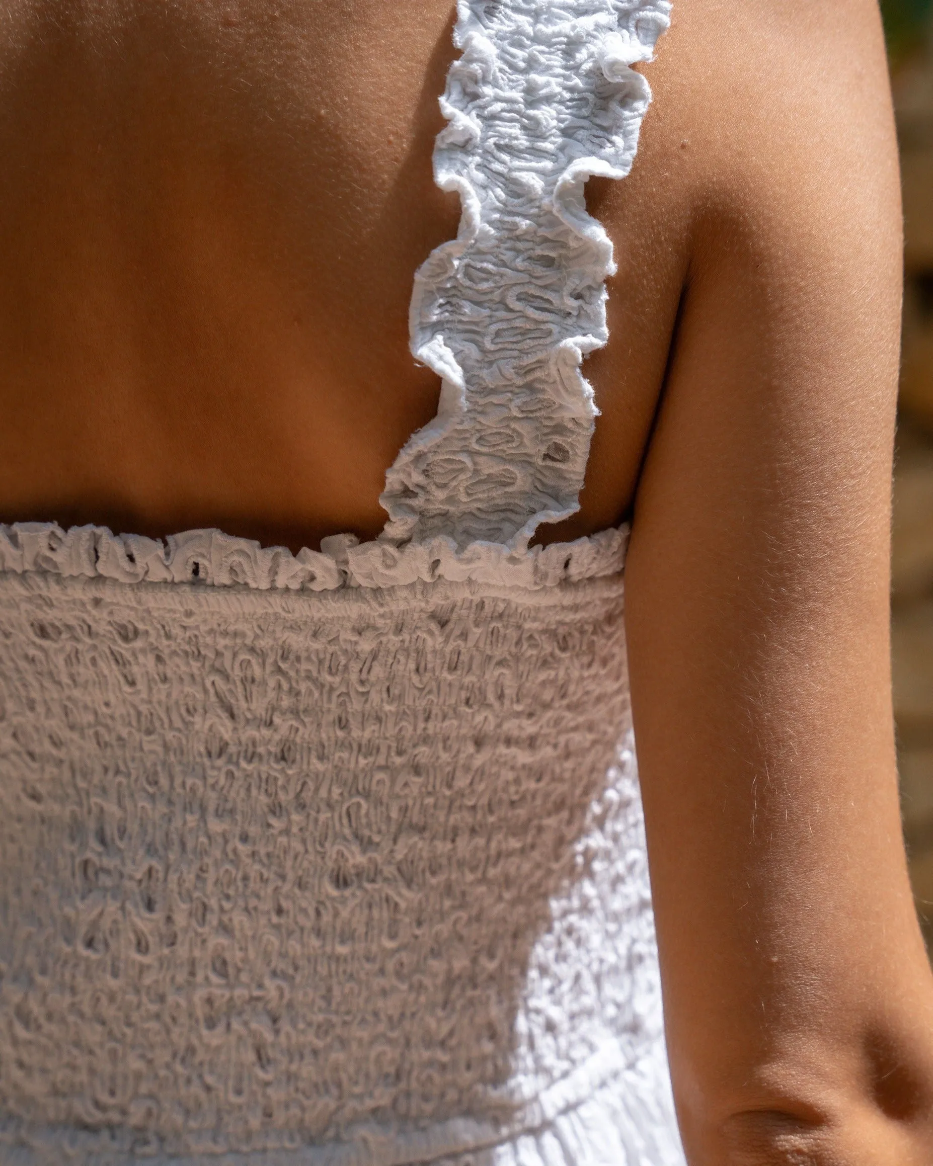 Kristen Dress Fresh White Seaside Eyelet sold by Boston Proper product image thumbnail 5