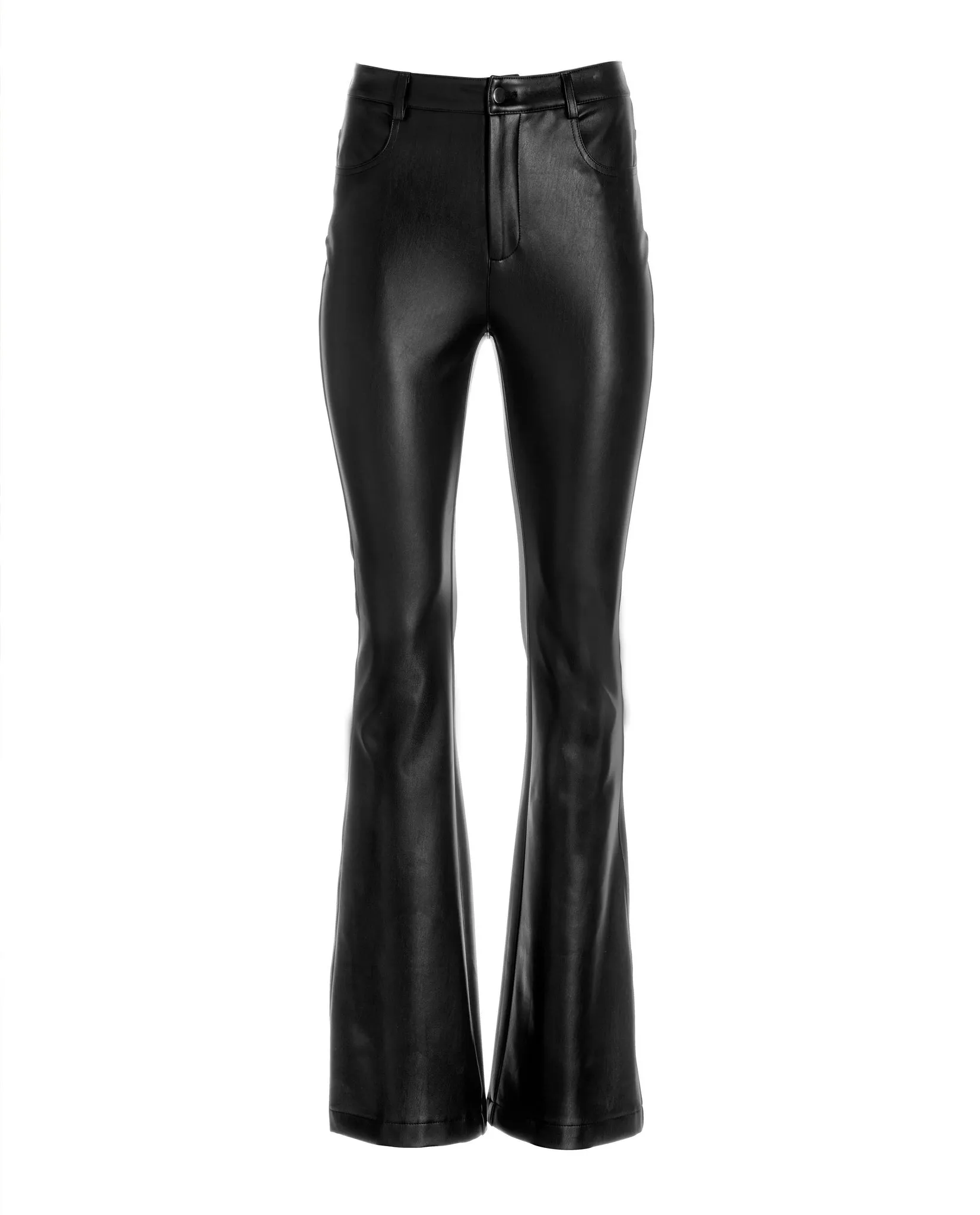 Monterey Five Pocket Faux Leather Bootcut Pant 2BN63 Black sold by Boston Proper product image thumbnail 2